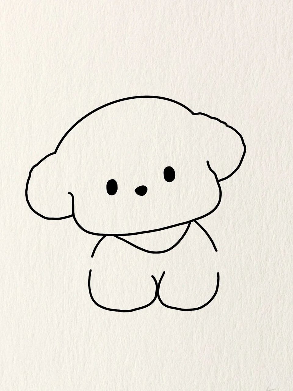 简笔画教程|可爱小狗