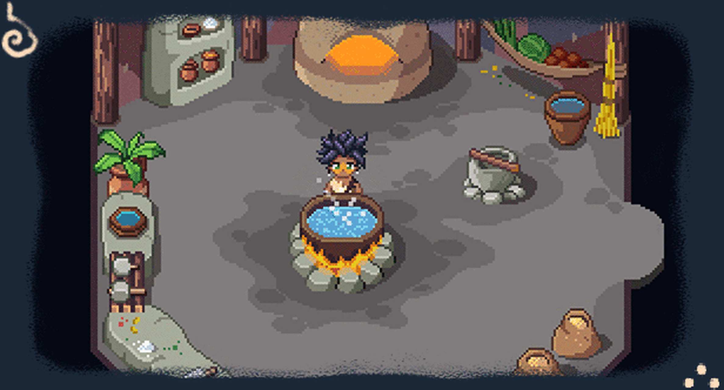 【石器种田】《roots of pacha》是一款像素风模拟游戏,在本作中,你