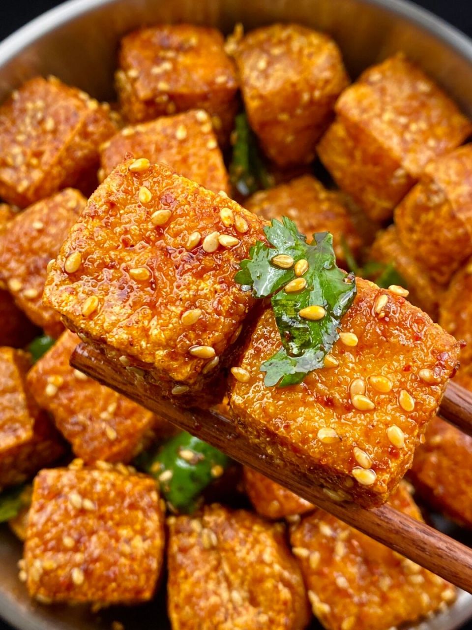 爽口的麻辣脆皮豆腐这样做可好吃啦,香迷糊了!