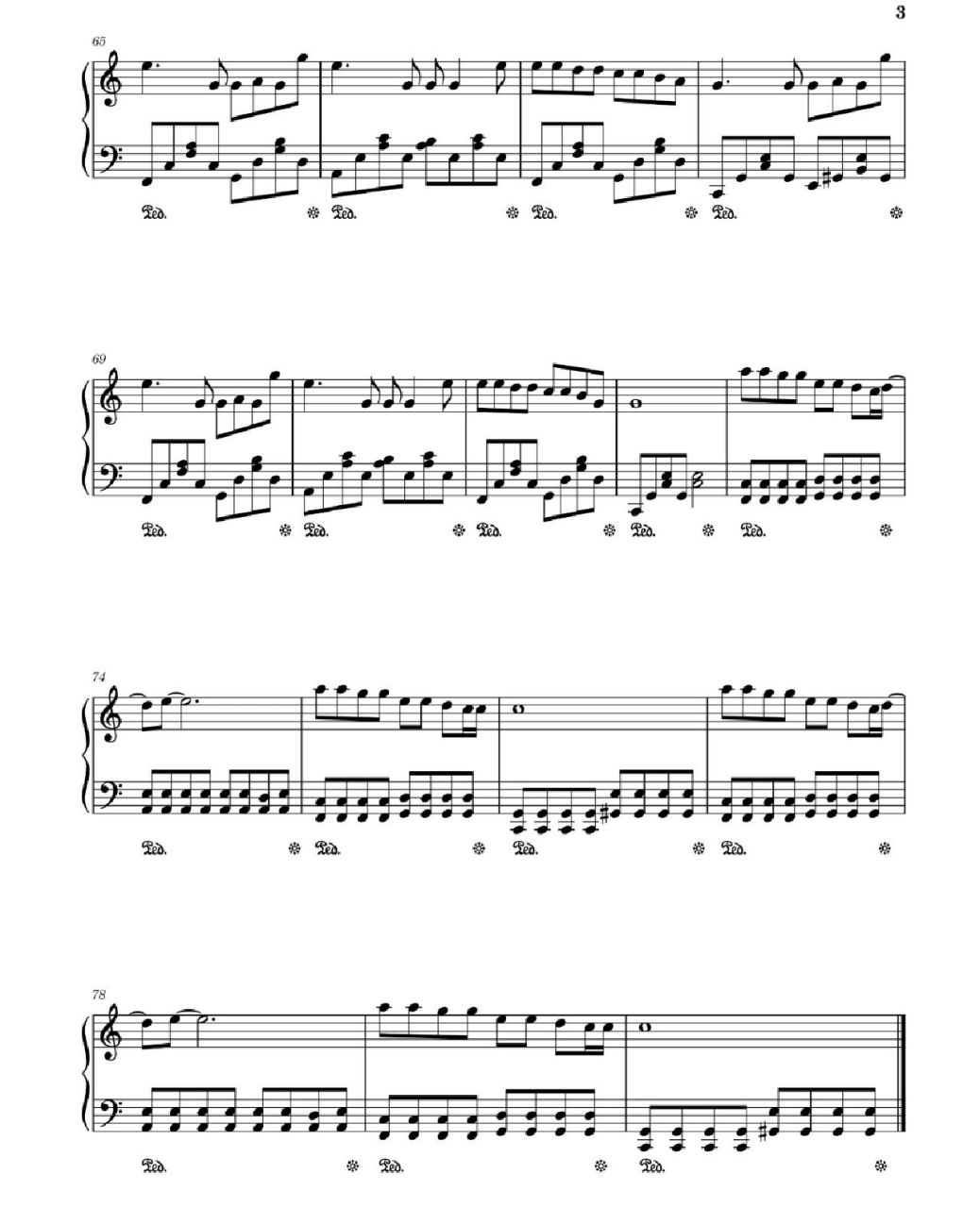 《烟花升停在星夜》宋亚轩/刘耀文钢琴谱        还有啥想要的吗