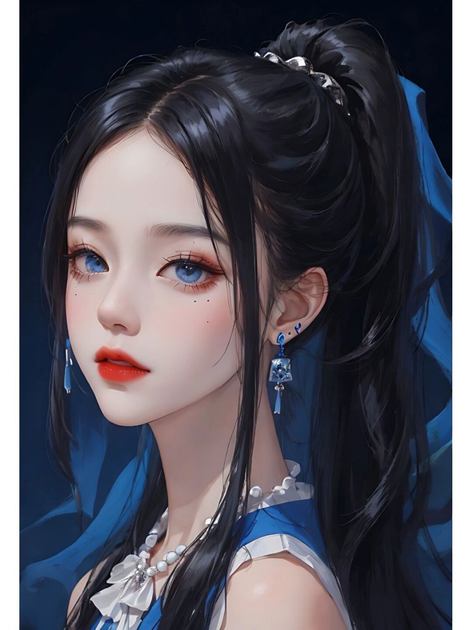 侧颜高马尾绝了|是你喜欢的侧脸吗?