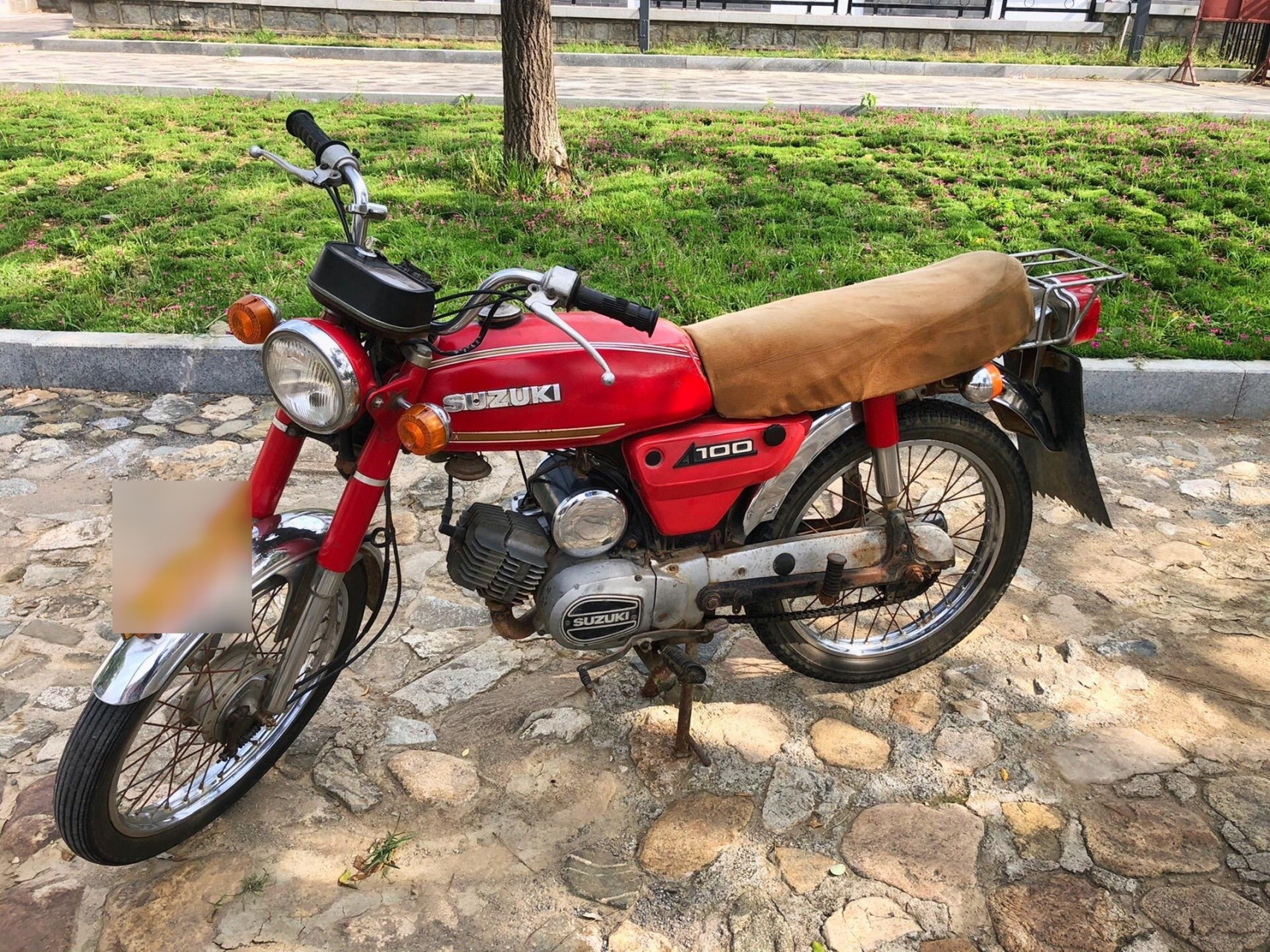 日本原装进口铃木a100摩托车,正常使用