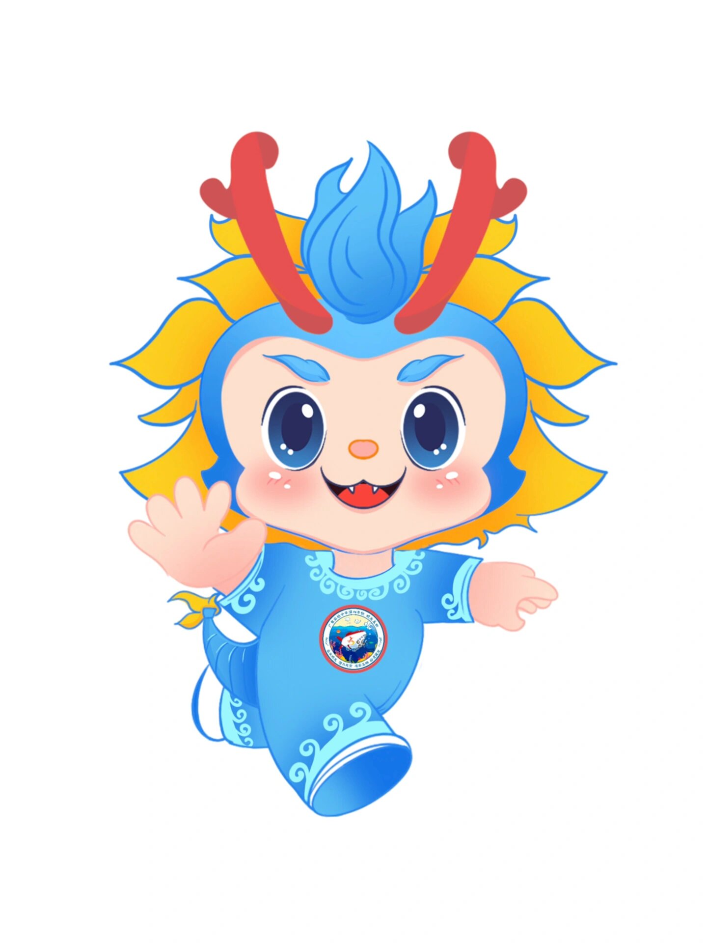 吉祥物设计分享:蛟龙,运动会