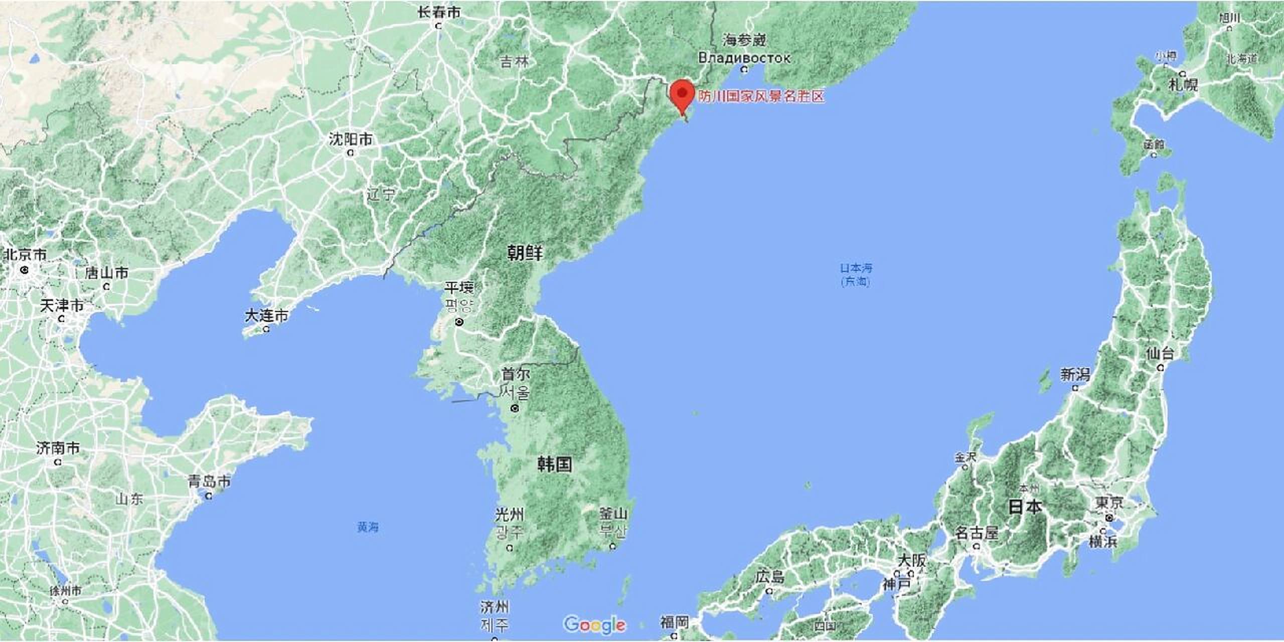 "一眼望三国"的防川 防川地处吉林省延边朝鲜族自治州珲春市敬信镇,距