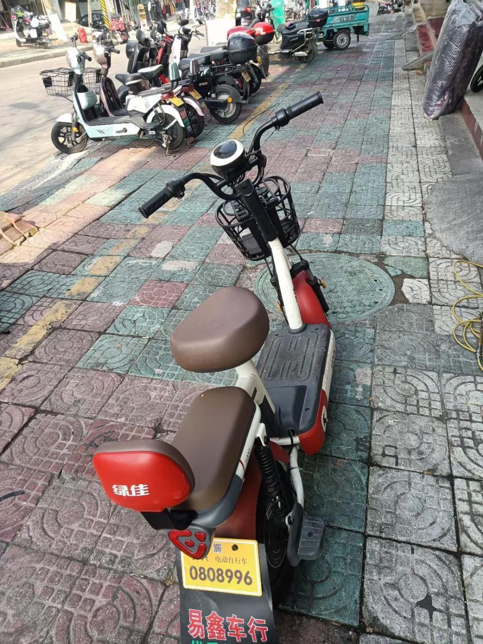 绿佳电动车只骑了5个月,卖800元.9.