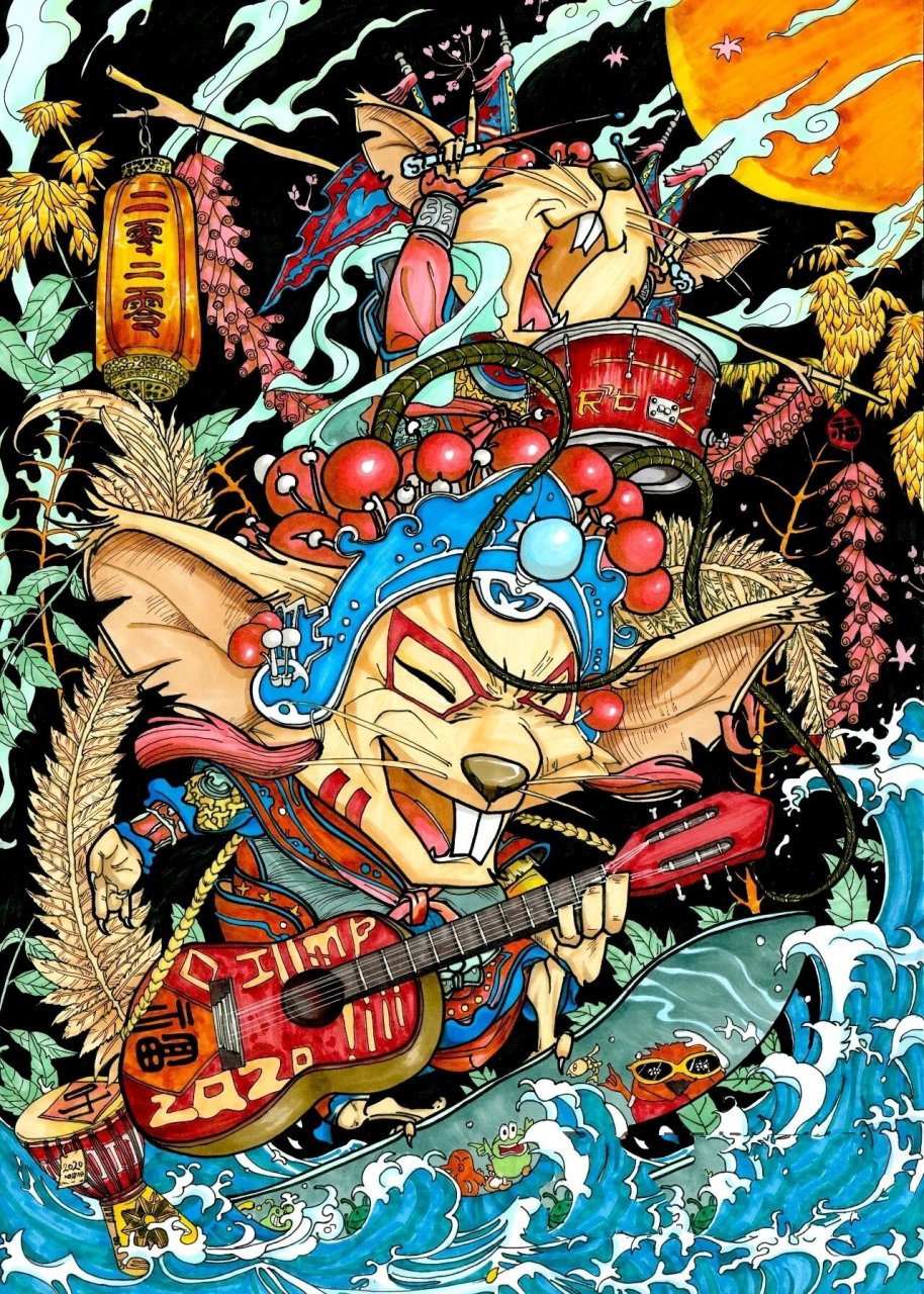 视觉传达设计考研——手绘海报详细步骤图 在视传手绘中,海报是众多