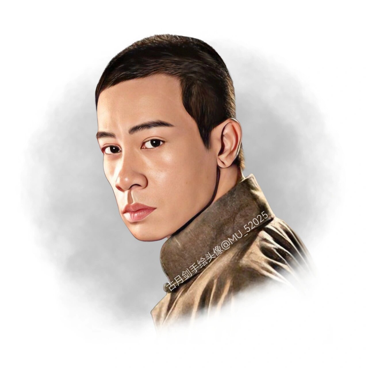 古月剑原创手绘头像欣赏#陈小春 #手绘头像# #陈小春# #古月剑手绘