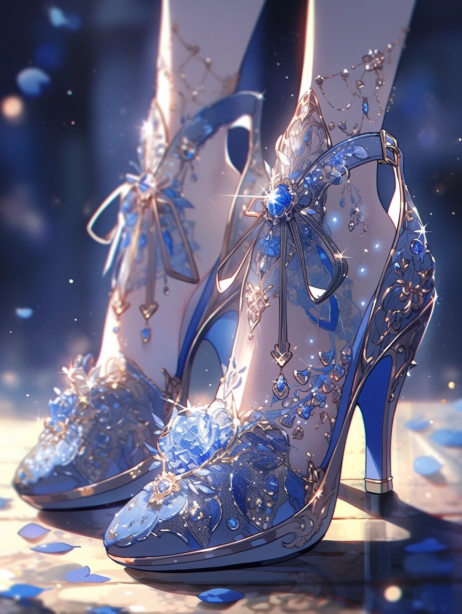 【我的ai试验】奢华高跟鞋|清澈透亮之美 清澈的心灵像一面明镜,映照