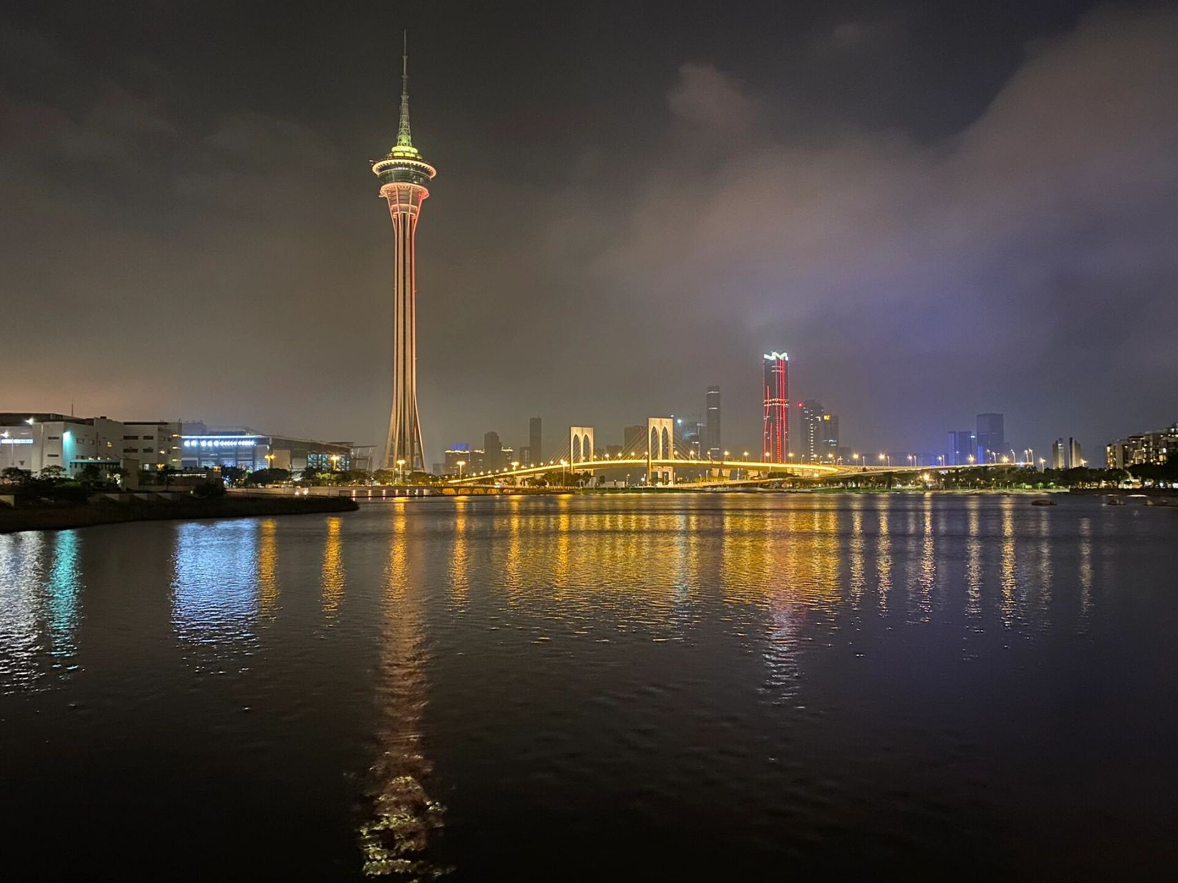 澳门氹仔夜景图片