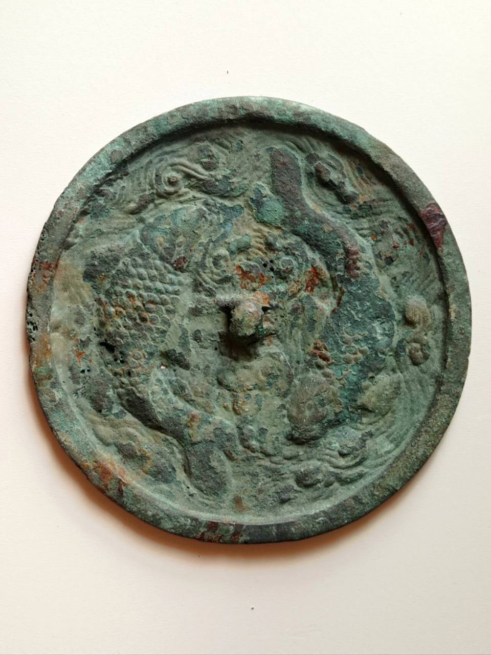 金代官造双鱼铜镜 博物馆同款 同版同模,个人觉得67铭文应系"西京官