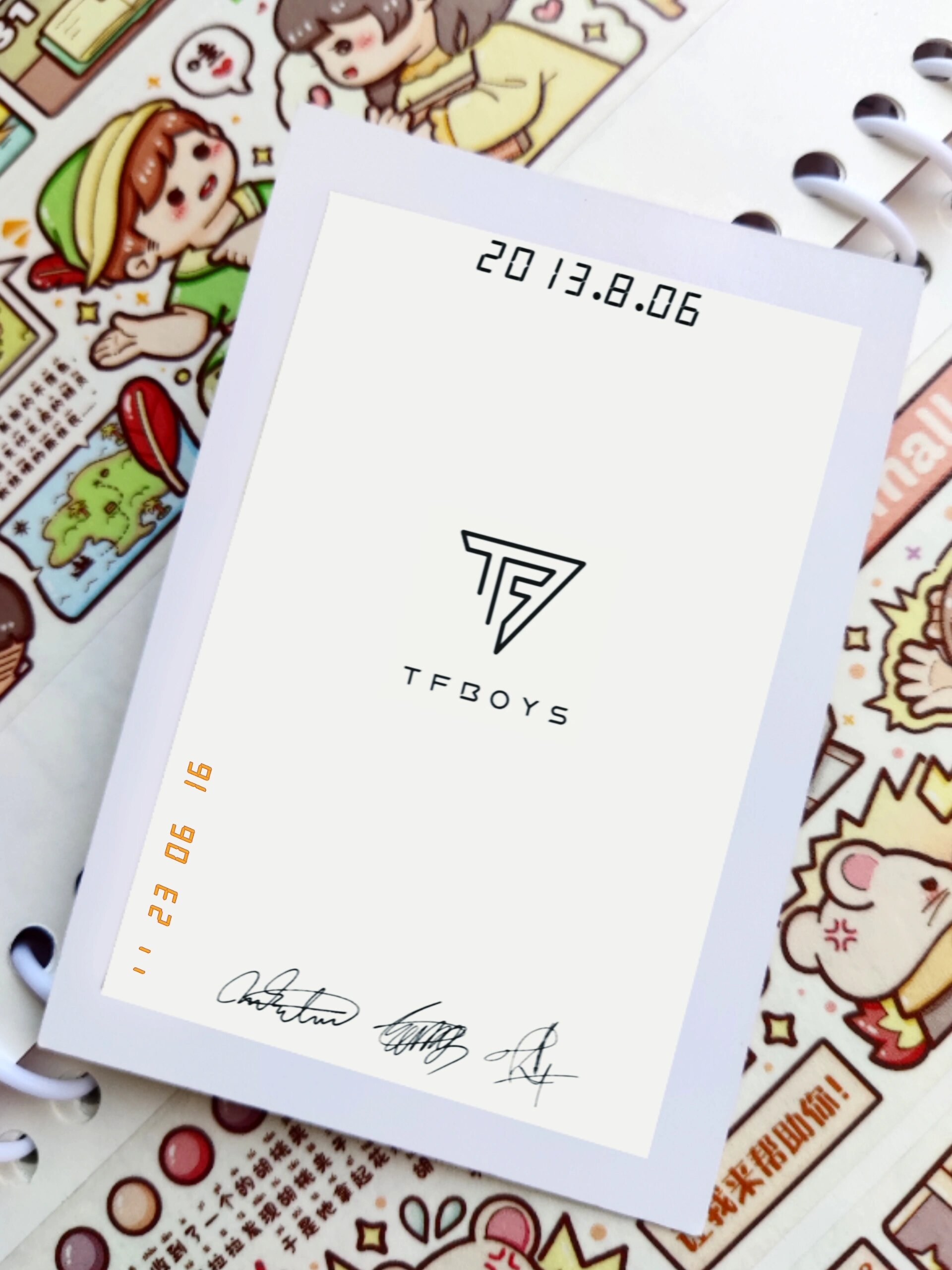 tfboys卡背图分享