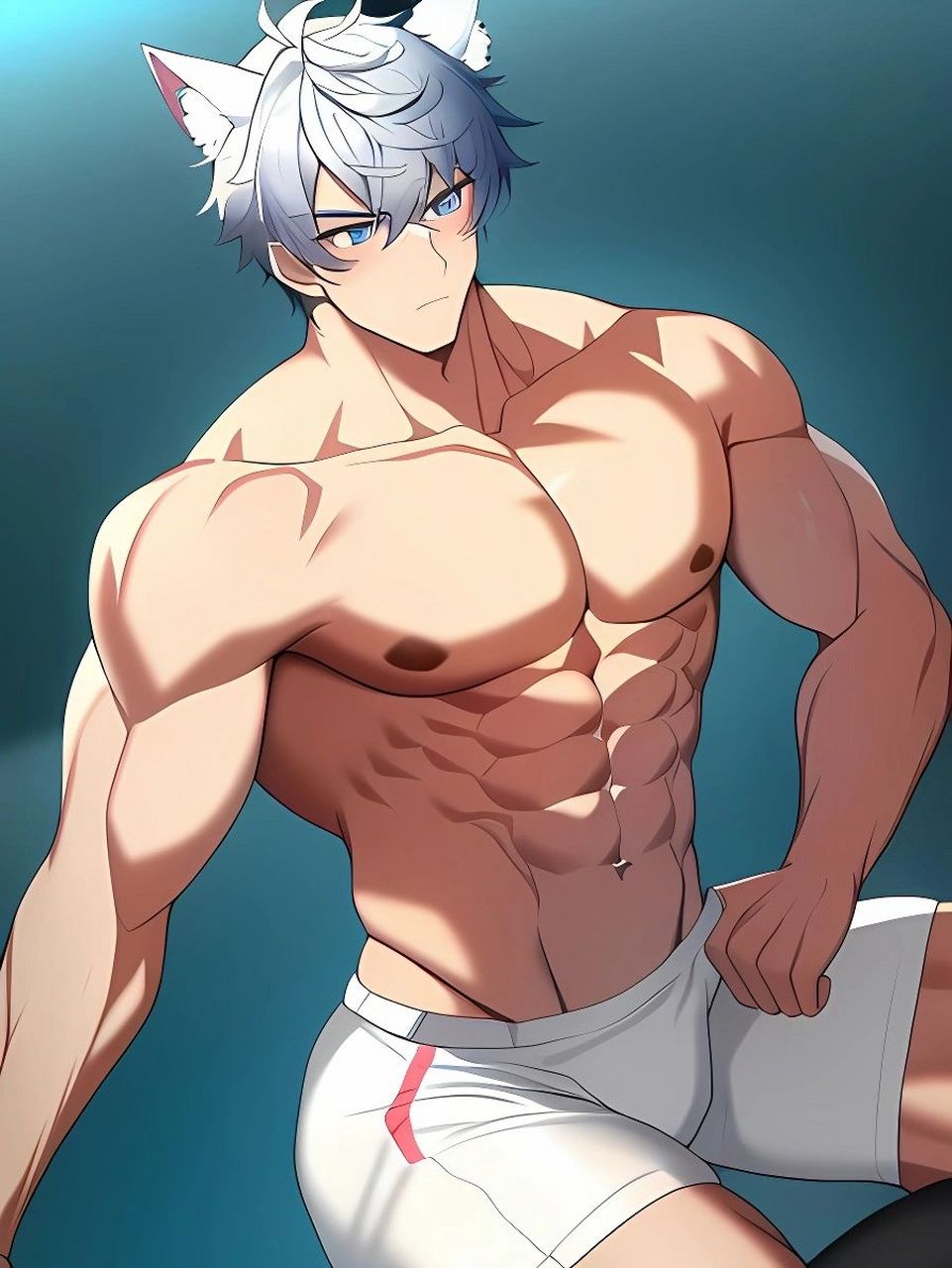 ai绘画‖健身房‖帅哥‖动漫 今天是健身房白袜帅哥     侵权小窗谢谢