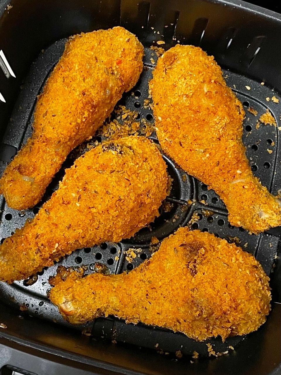 在家也能做的空气炸锅炸鸡腿🍗 太有脆皮鸡那味儿了‼️ 外皮