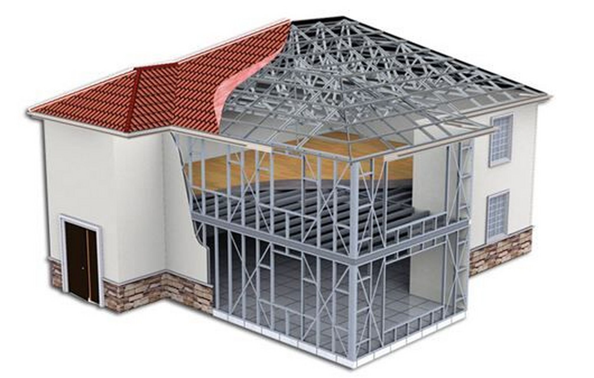 农村建房主要推荐砖混和框架结构,为什么不做轻钢结构?
