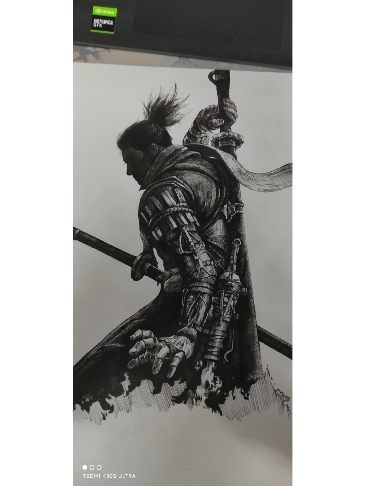 只狼手绘针管笔