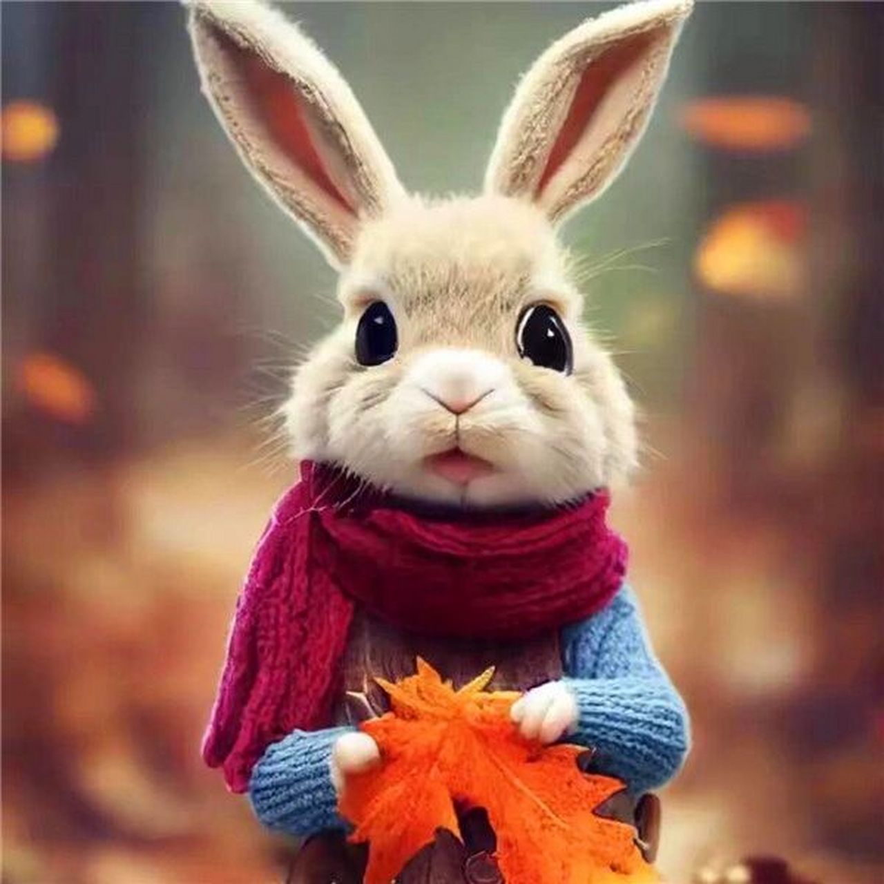 可爱兔子头像 我非常喜欢的92头像,微信可以使用.