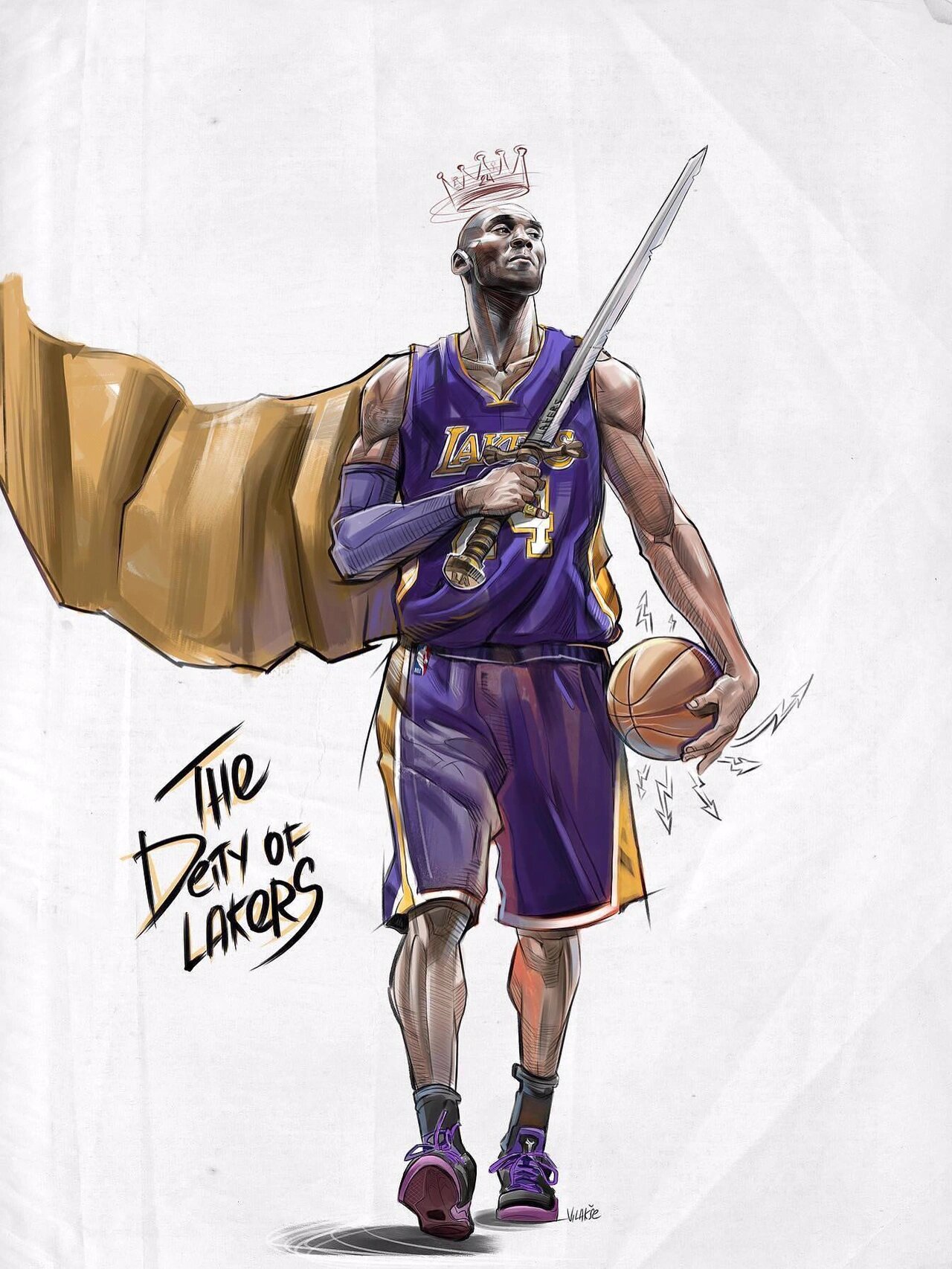 科比·布莱恩特插图壁纸丨什么是曼巴精神97