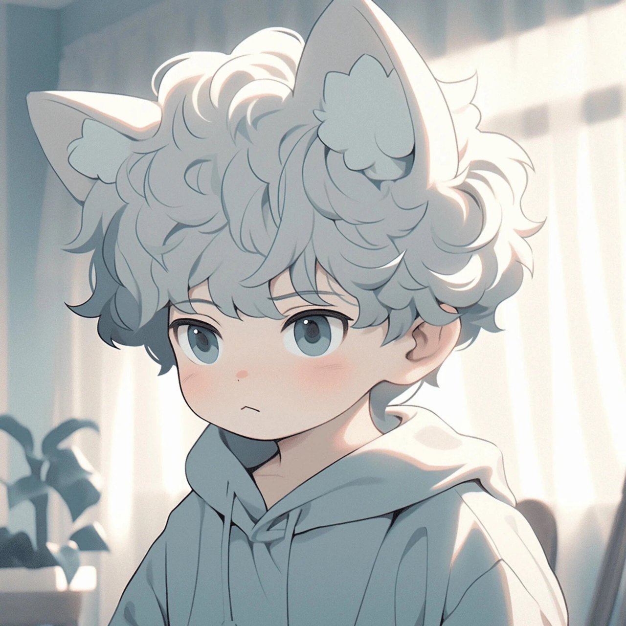 冷酷风头像  |  猫系男生头像