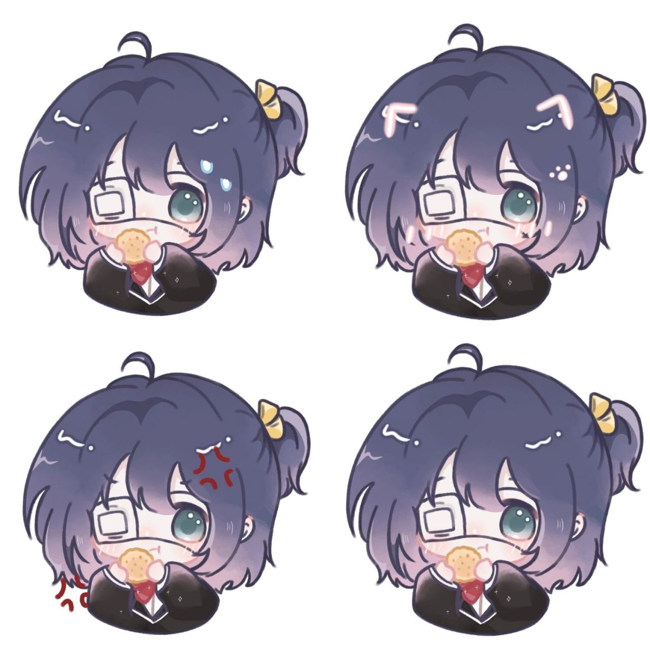 六花小表情 感觉萌