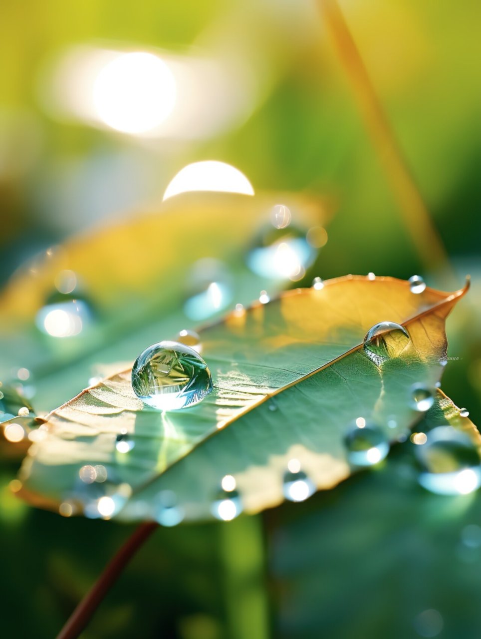 壁纸14 最美自然风光壁纸,雨滴下的小草