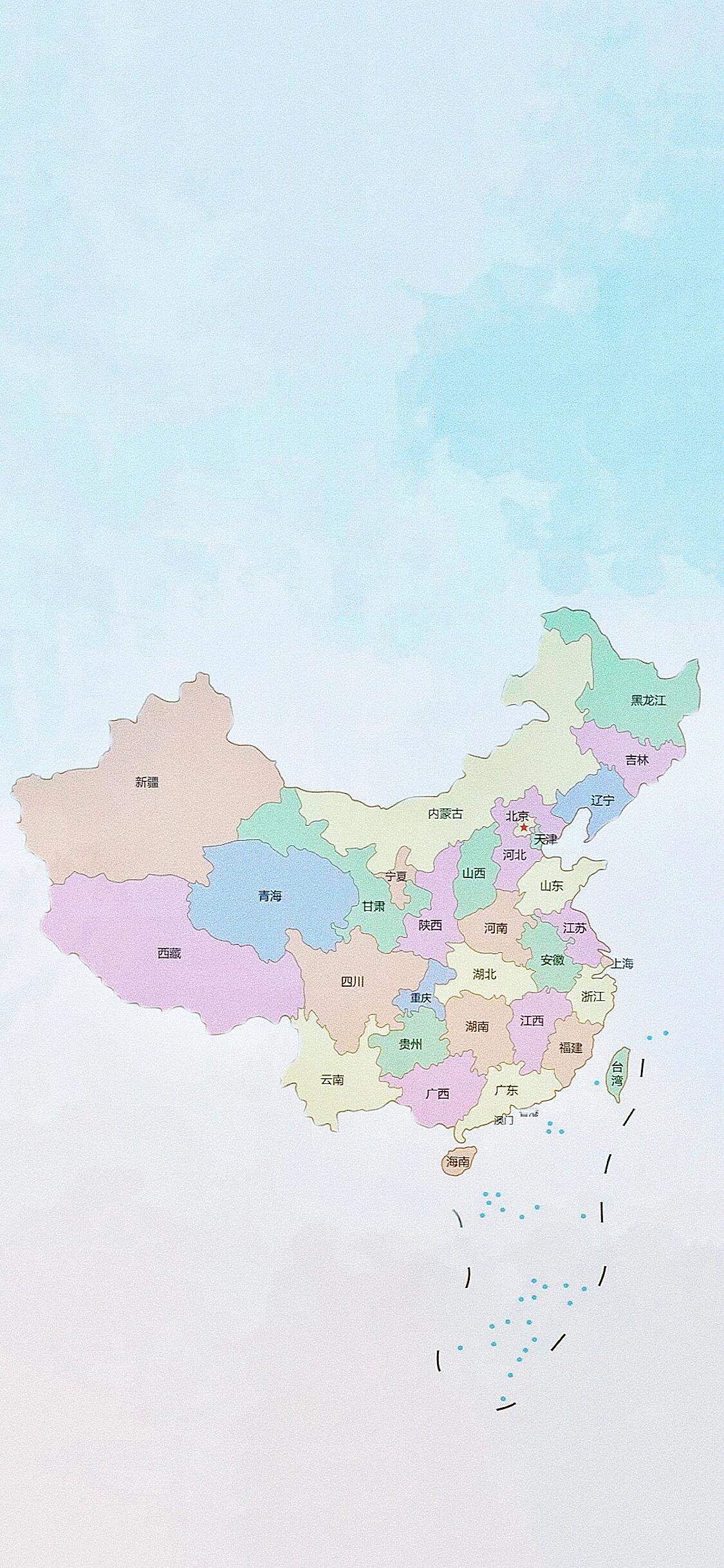 中国地图壁纸