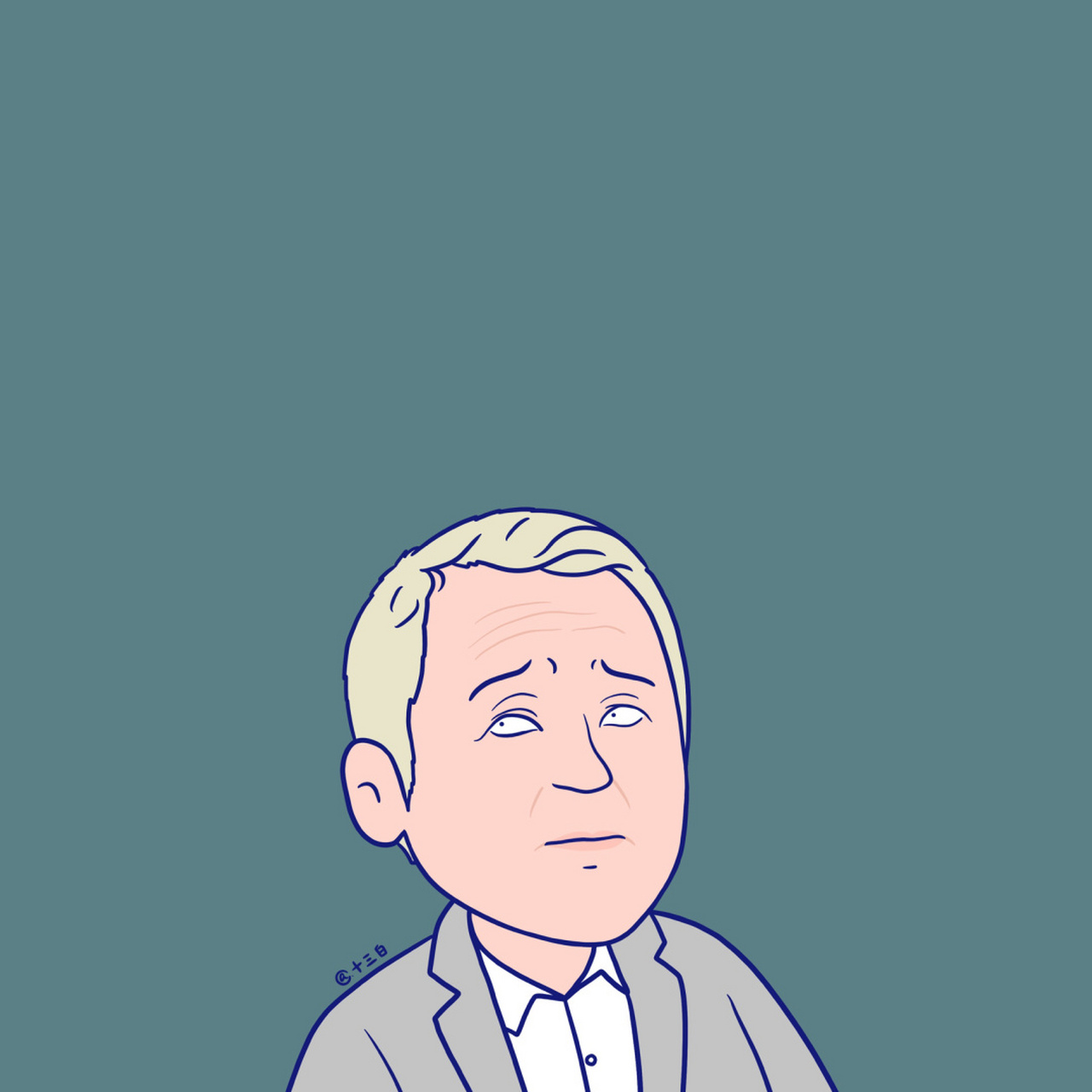 经典电影《无间道》角色人物漫画 插画 手绘头像 #我是原创插画师