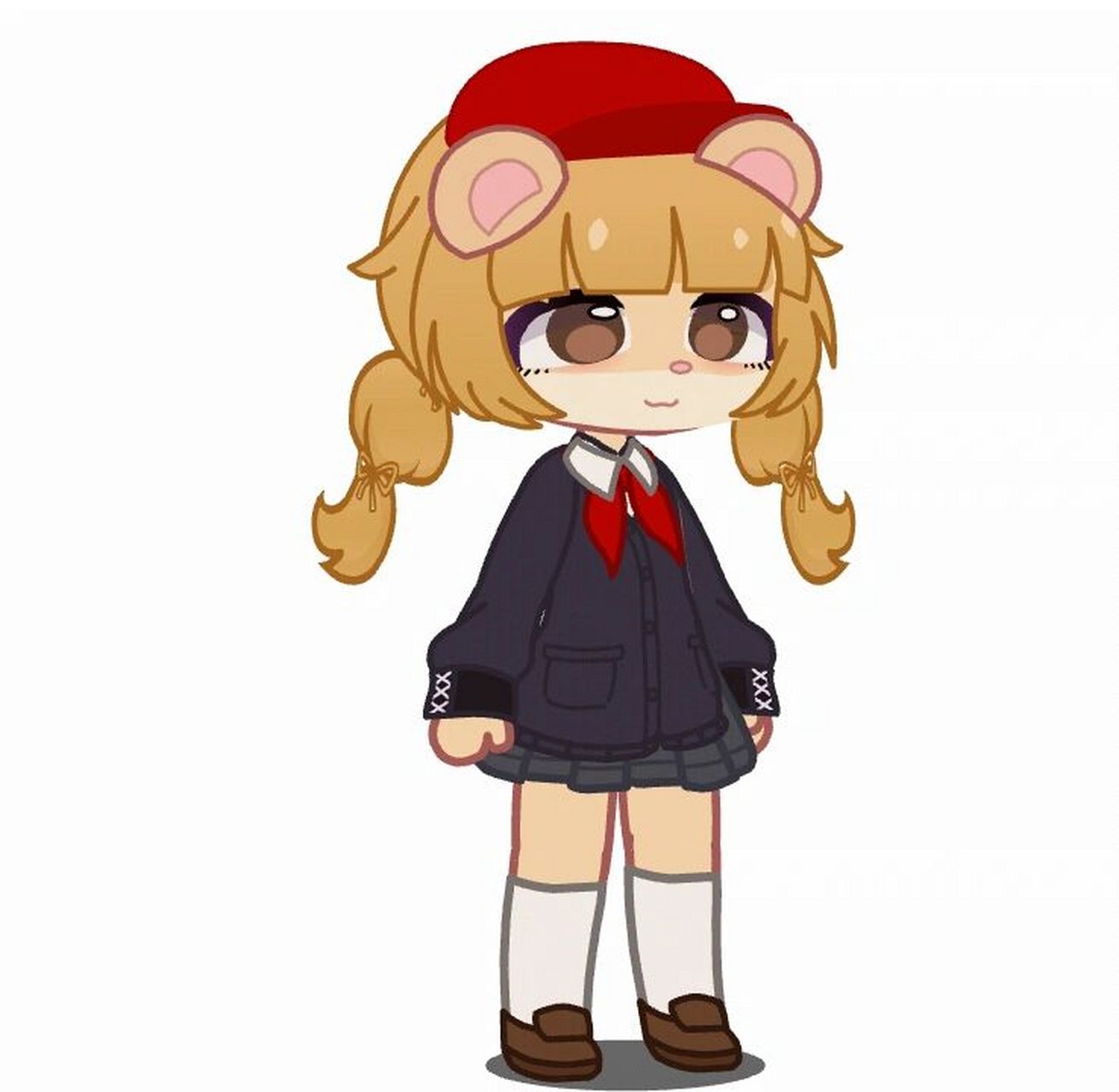 用gacha做蛋仔派队的仓鼠米仔   我已经努力还原了