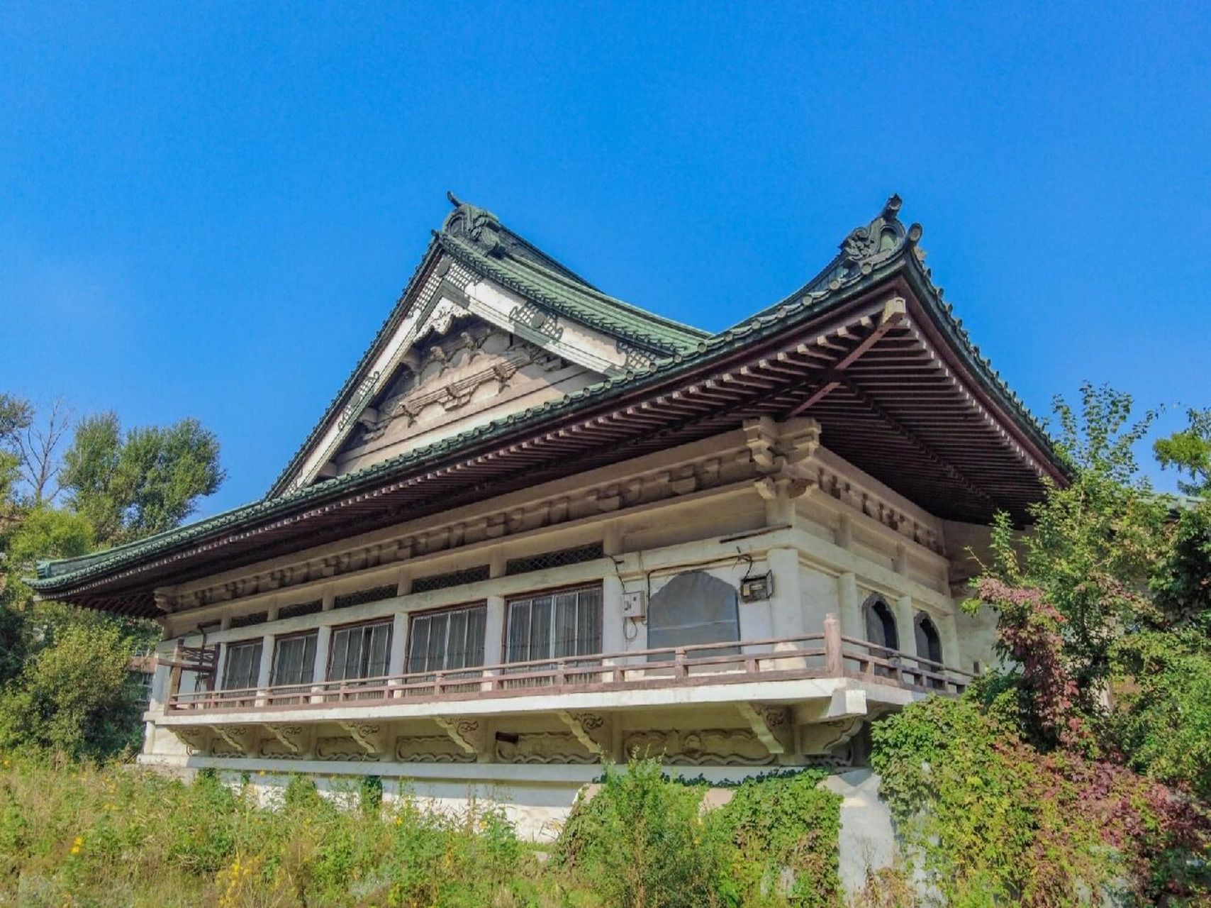 长春历史文化古迹—东本愿寺旧址 6015此建筑乃国耻见证!