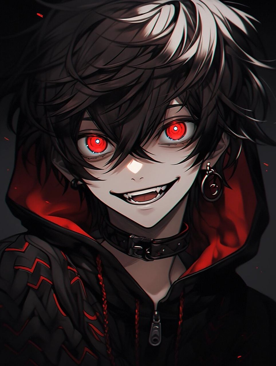 恶魔正太 | 动漫男生头像壁纸插画素材 不知道这种风格大家喜不喜欢