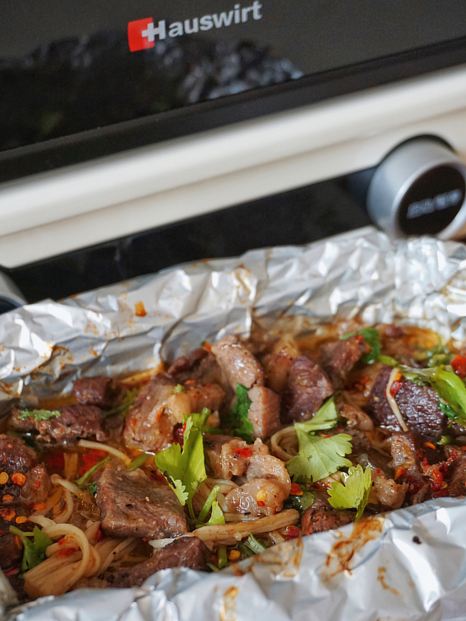 街头风味锡纸烤牛肉 | 烤箱美食 | 自制烧烤 江浙沪的今天真的大降温