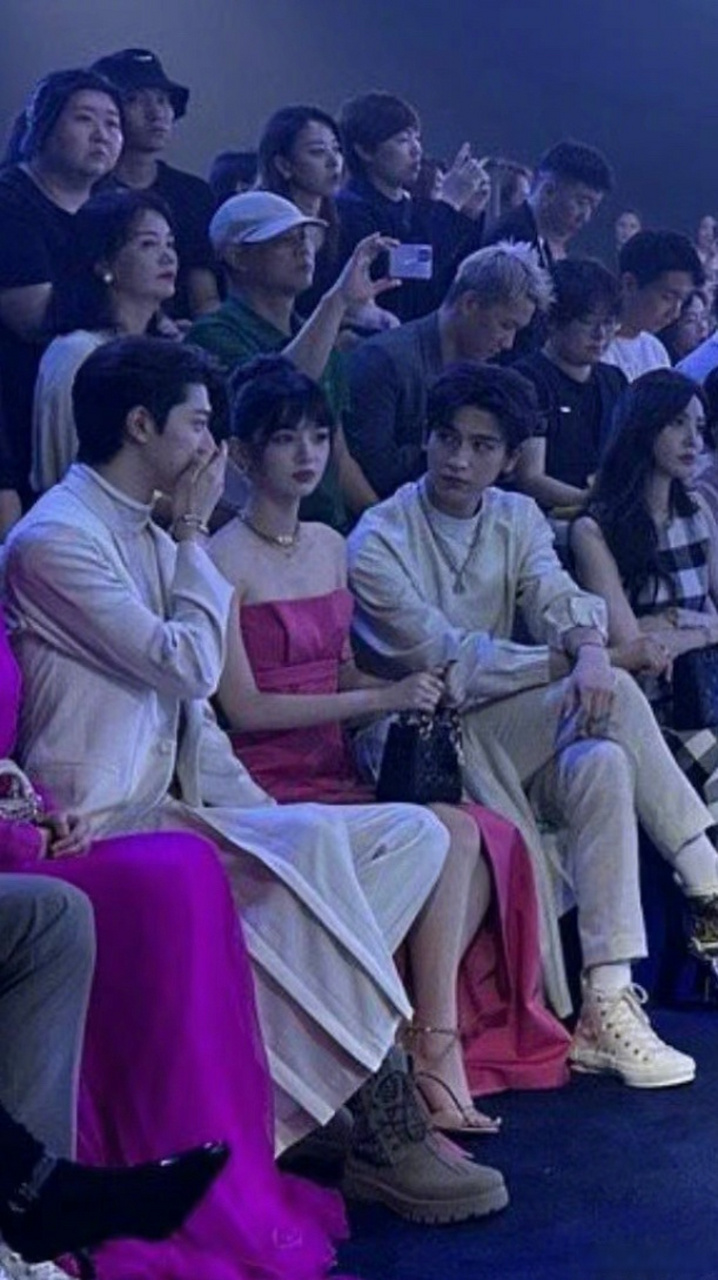 林一,周也,张凌赫同框,帅哥美女什么都不做,就只是