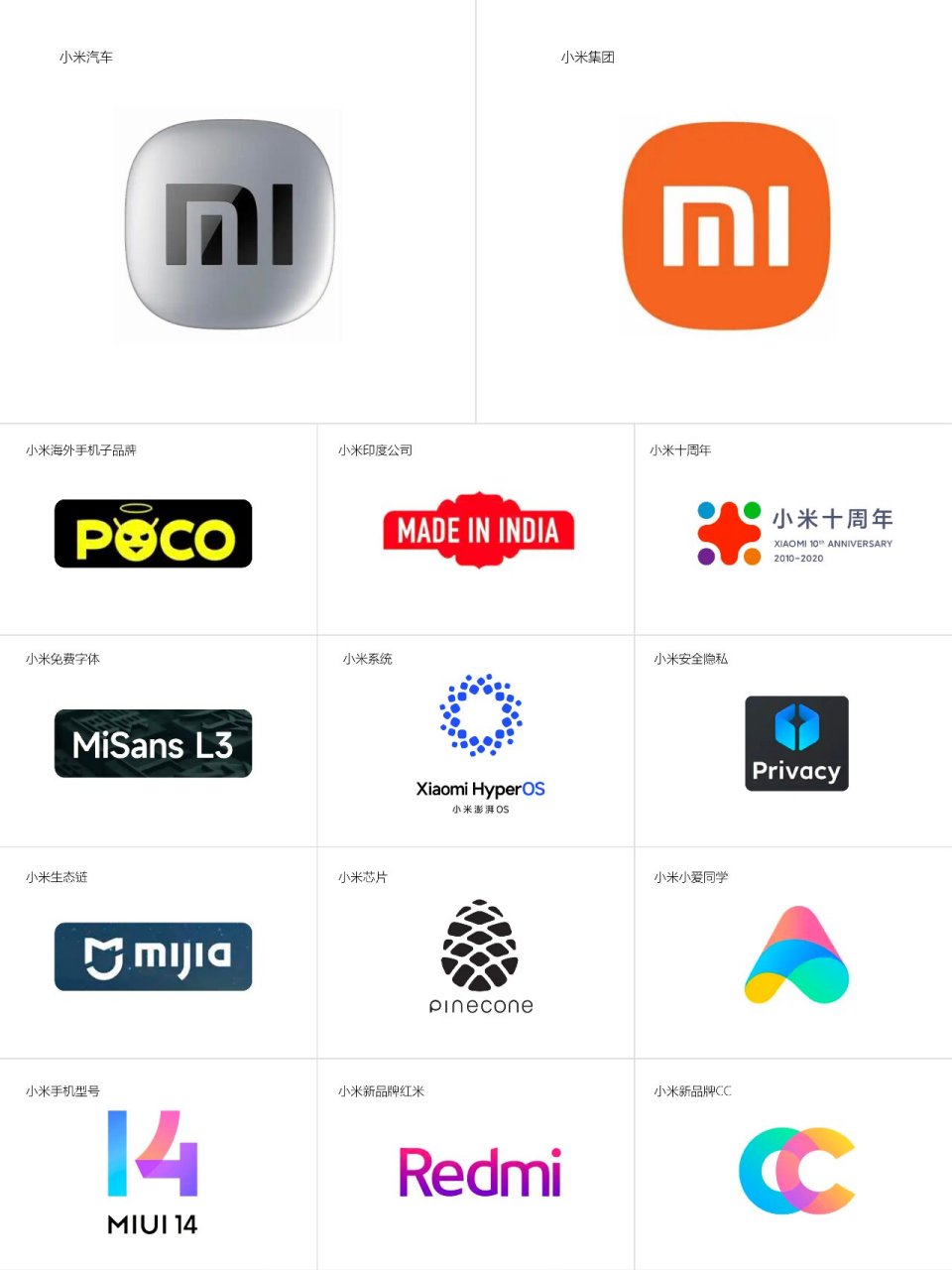 小米logo设计分析图片