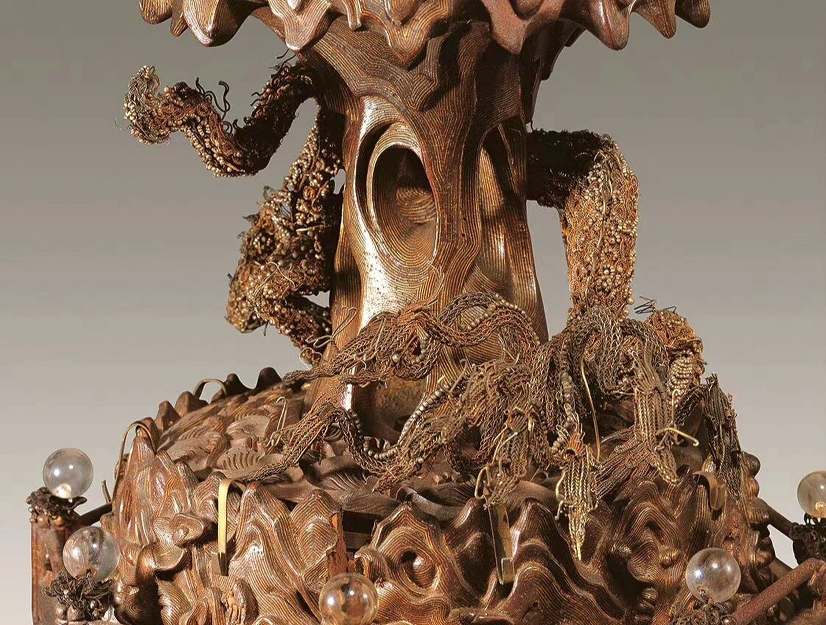 真珠舍利宝幢·北宋·瑞光塔(原件细节1) 真珠舍利宝幢,苏州博物馆居