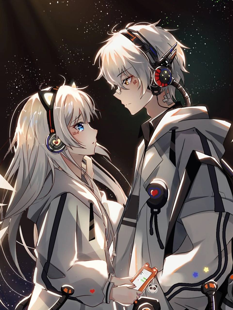 原创*浪漫银河情侣壁纸主题 想和你漫游宇宙,直到银河枯竭,太阳陨落