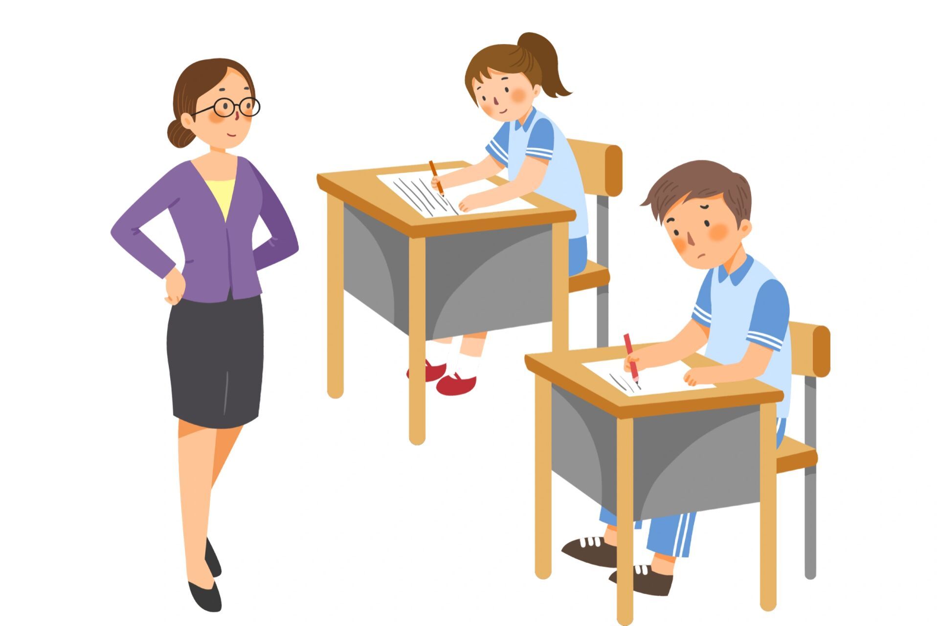 96免抠素材|卡通教师上课人物元素 哈喽~  这期专门整理的是课堂