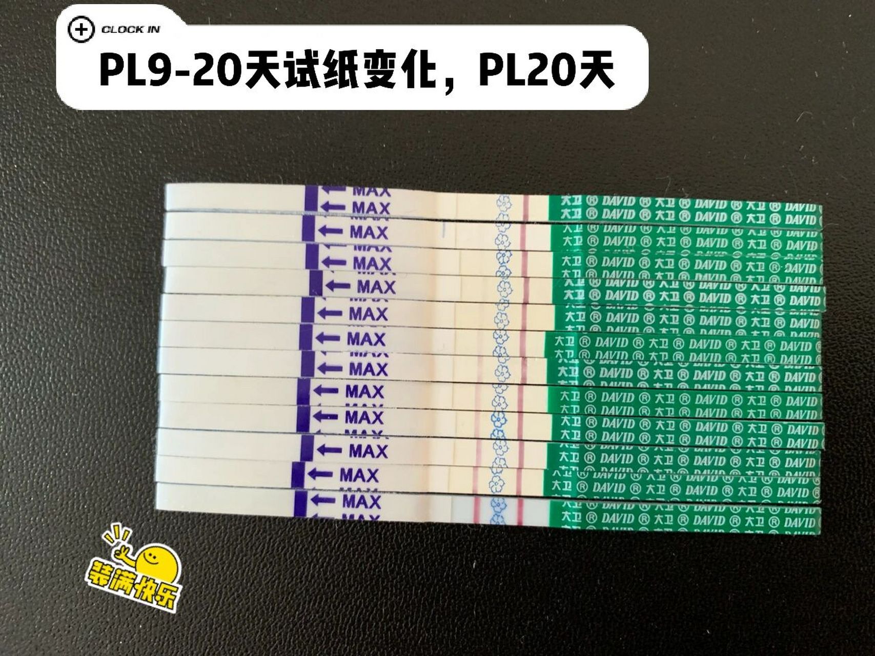 大卫早孕试纸排卵第20天变强阳!