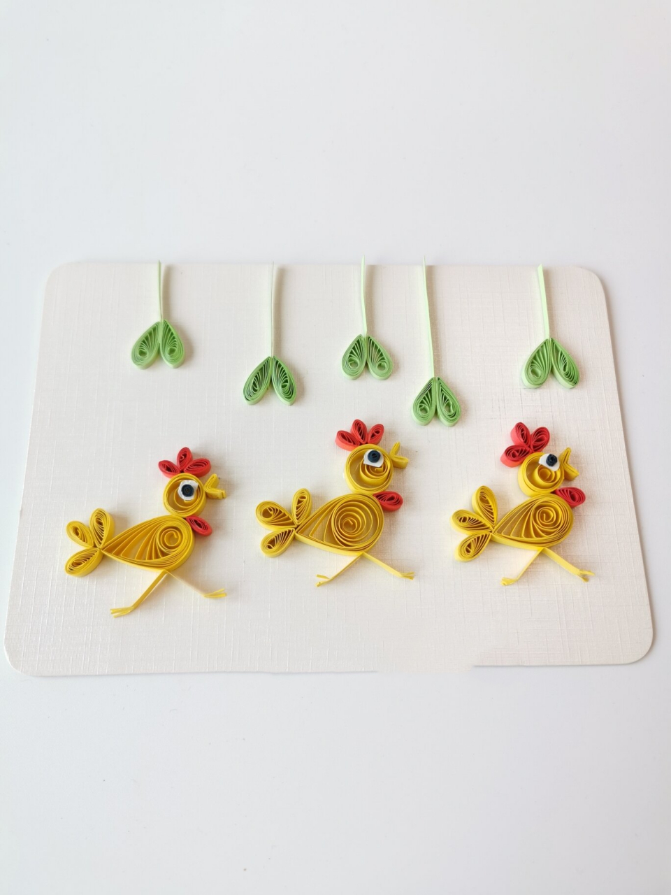 创意手工衍纸小鸡,有趣简单点赞吧 适合衍纸初学者,创意无限么么哒