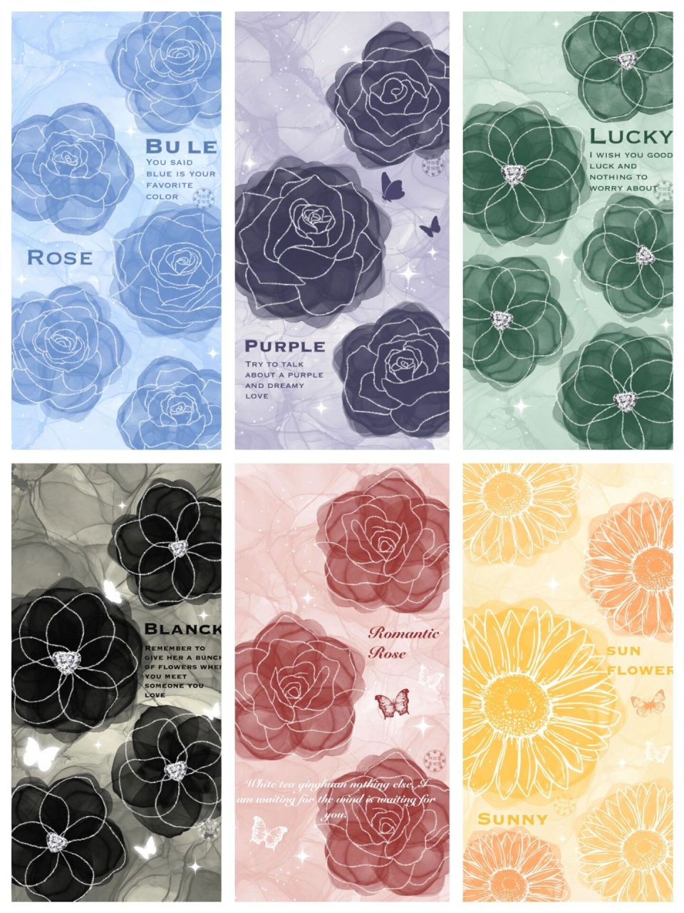 原创壁纸 | ins风唯美晕染花朵 太仙啦 94原创壁纸92商用92二改