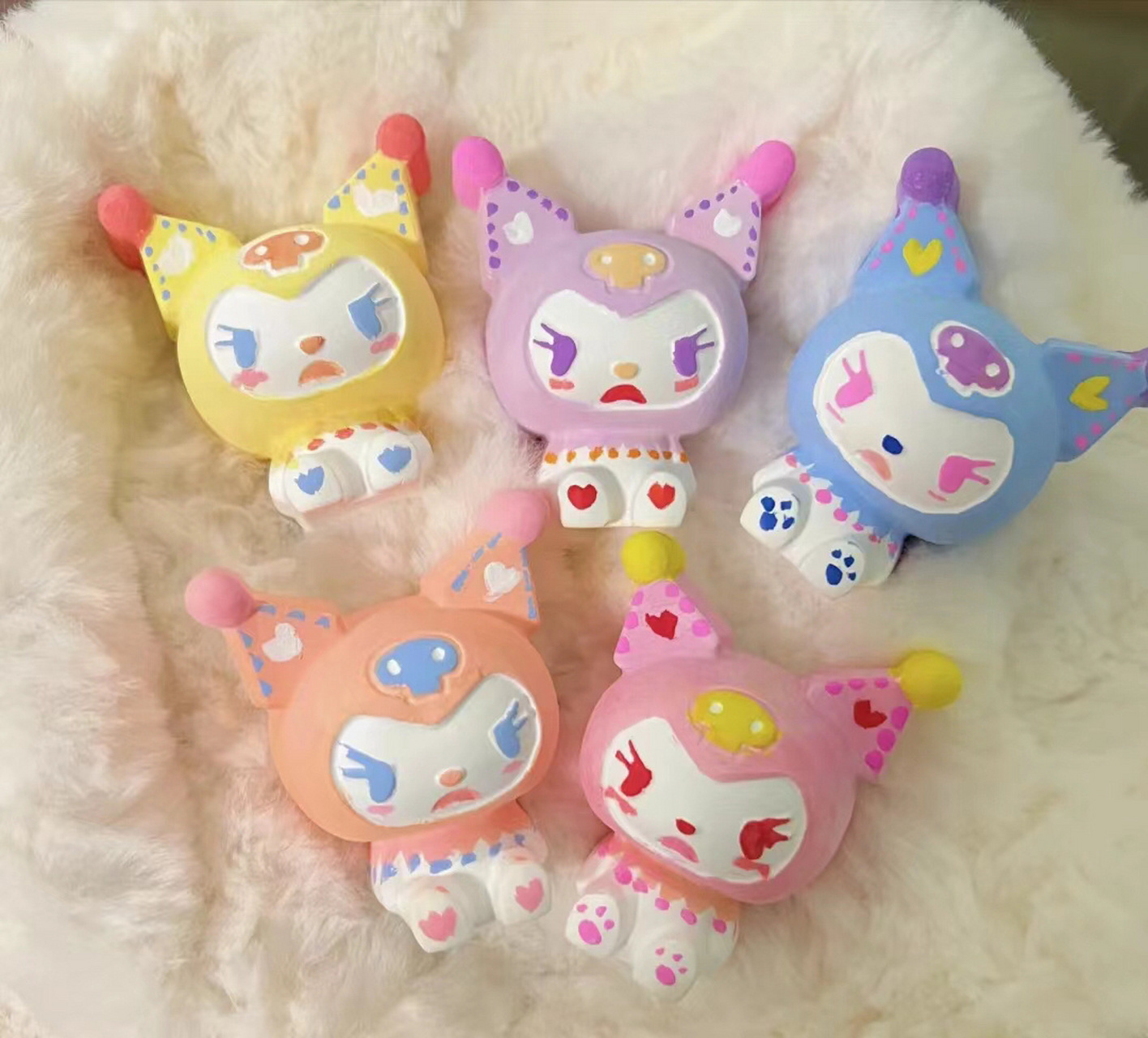 库洛米石膏娃娃大集合 涂色配色参考    石膏娃娃