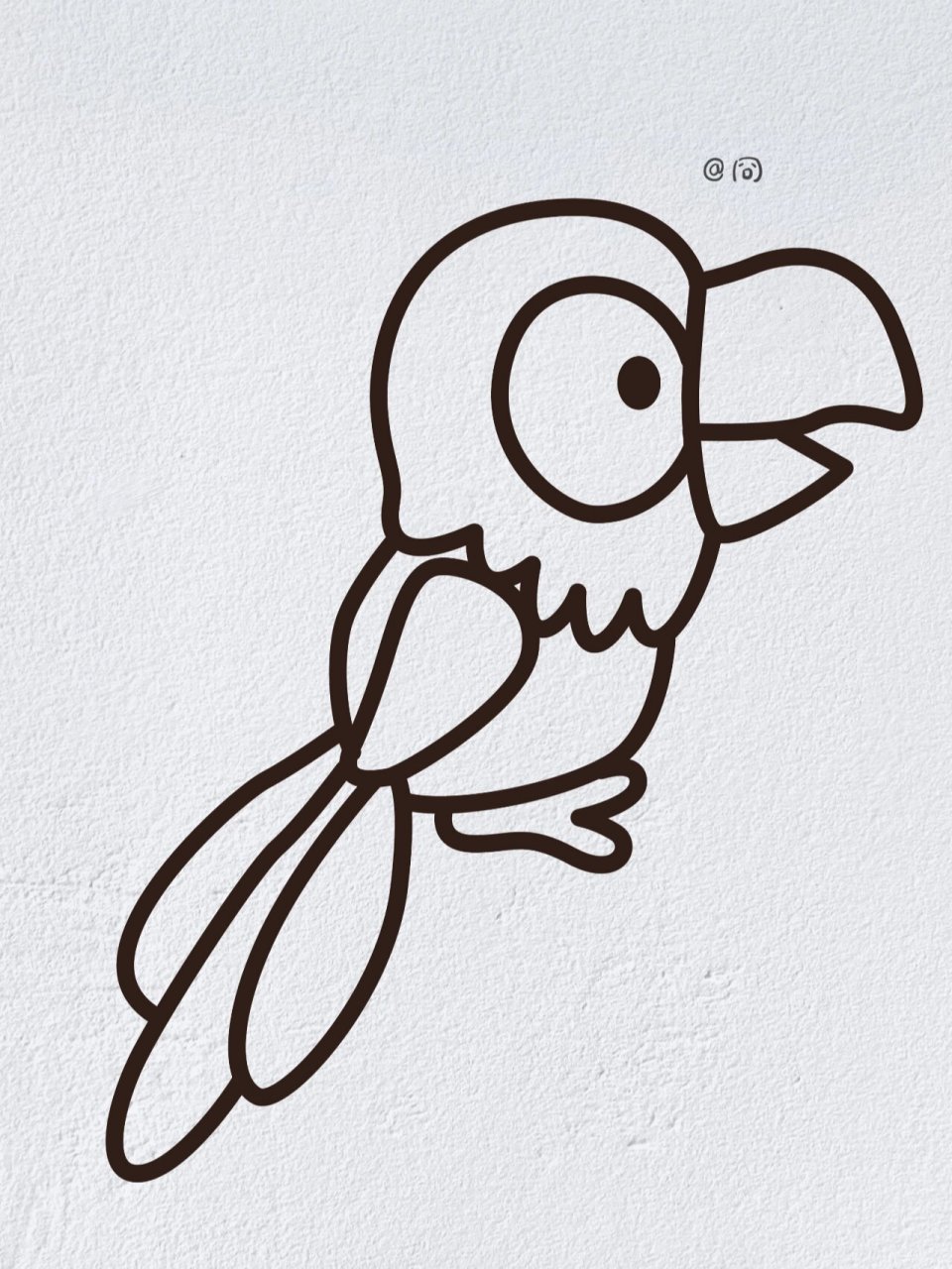 简笔画鹦鹉怎么画图片