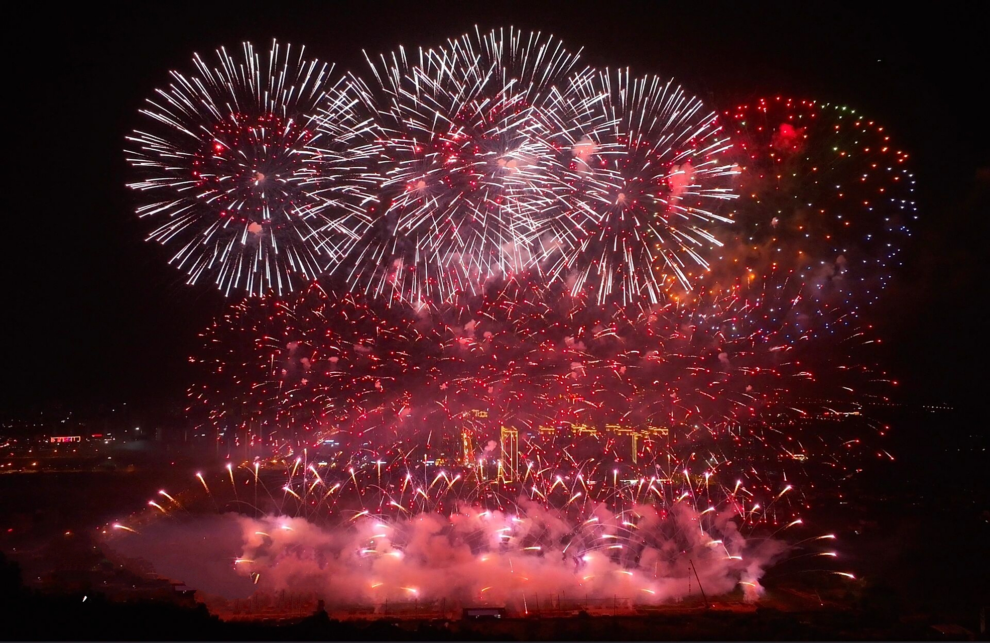 浏阳烟花观赏位置和实景图 91作为摄影爱好者,基本上每个周末都会来