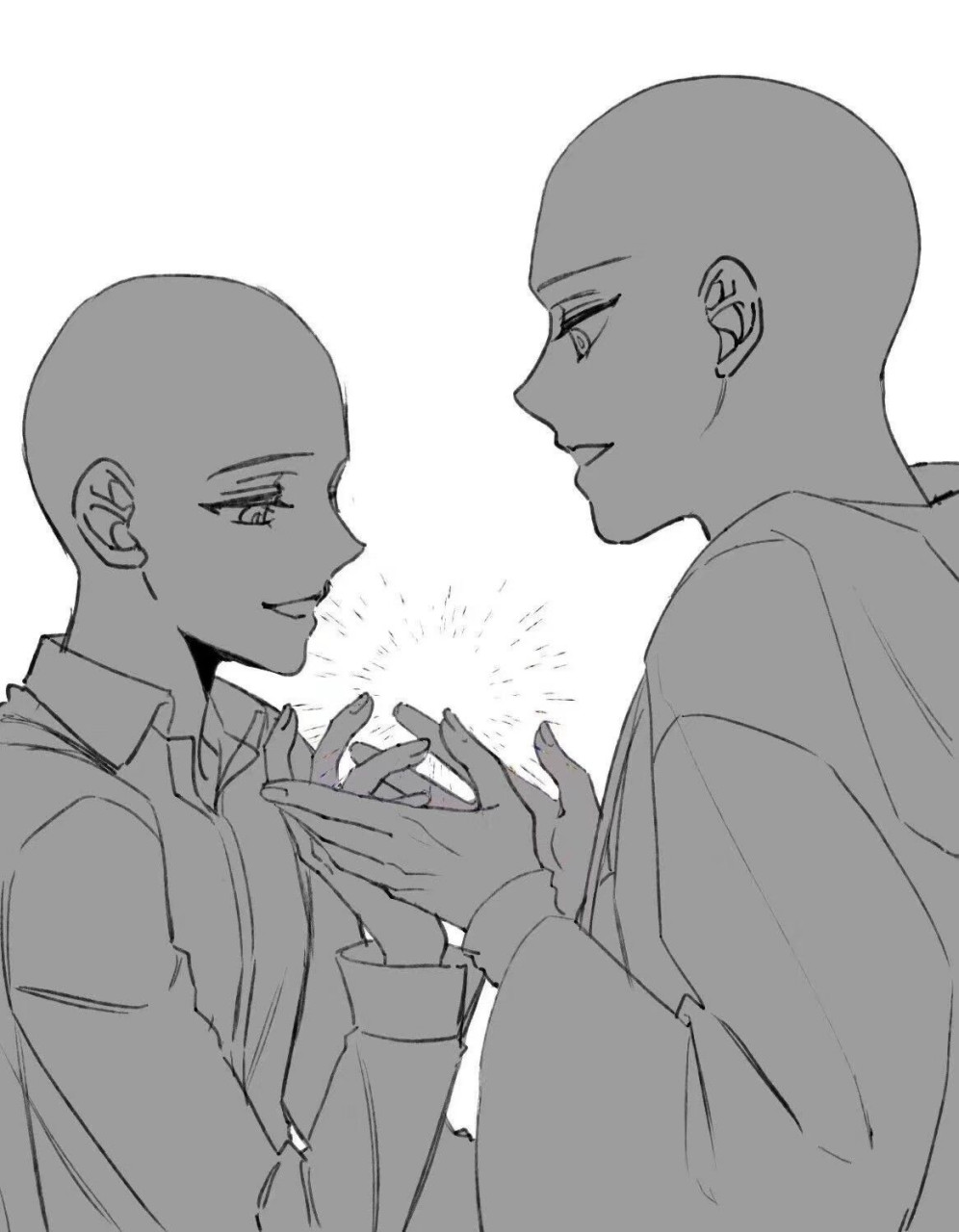 今天给大家整理了九张双人素材图 其实远不止这些哦 需要更多可以踢