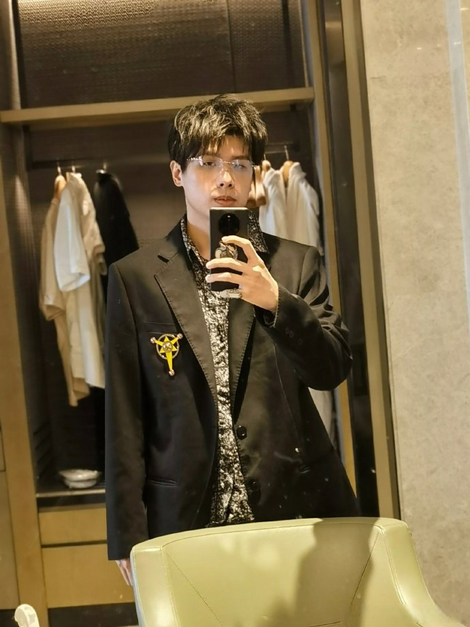 今天做伴郎的法老.  #法老# #中国说唱巅峰对决