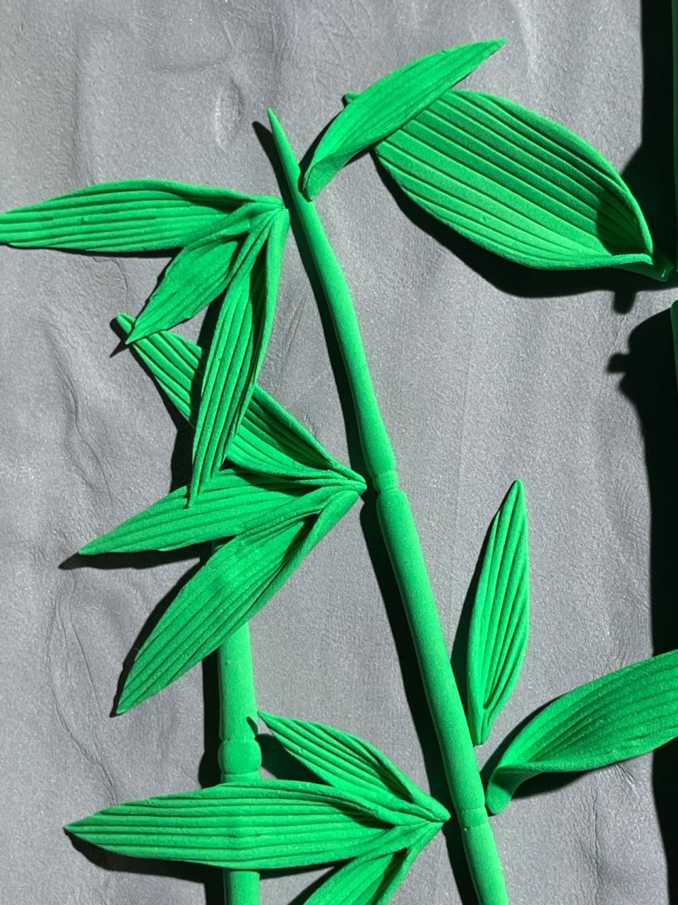 超轻粘土|花中四君子之四  97竹  清雅脱 粘土格格巫0169♀15