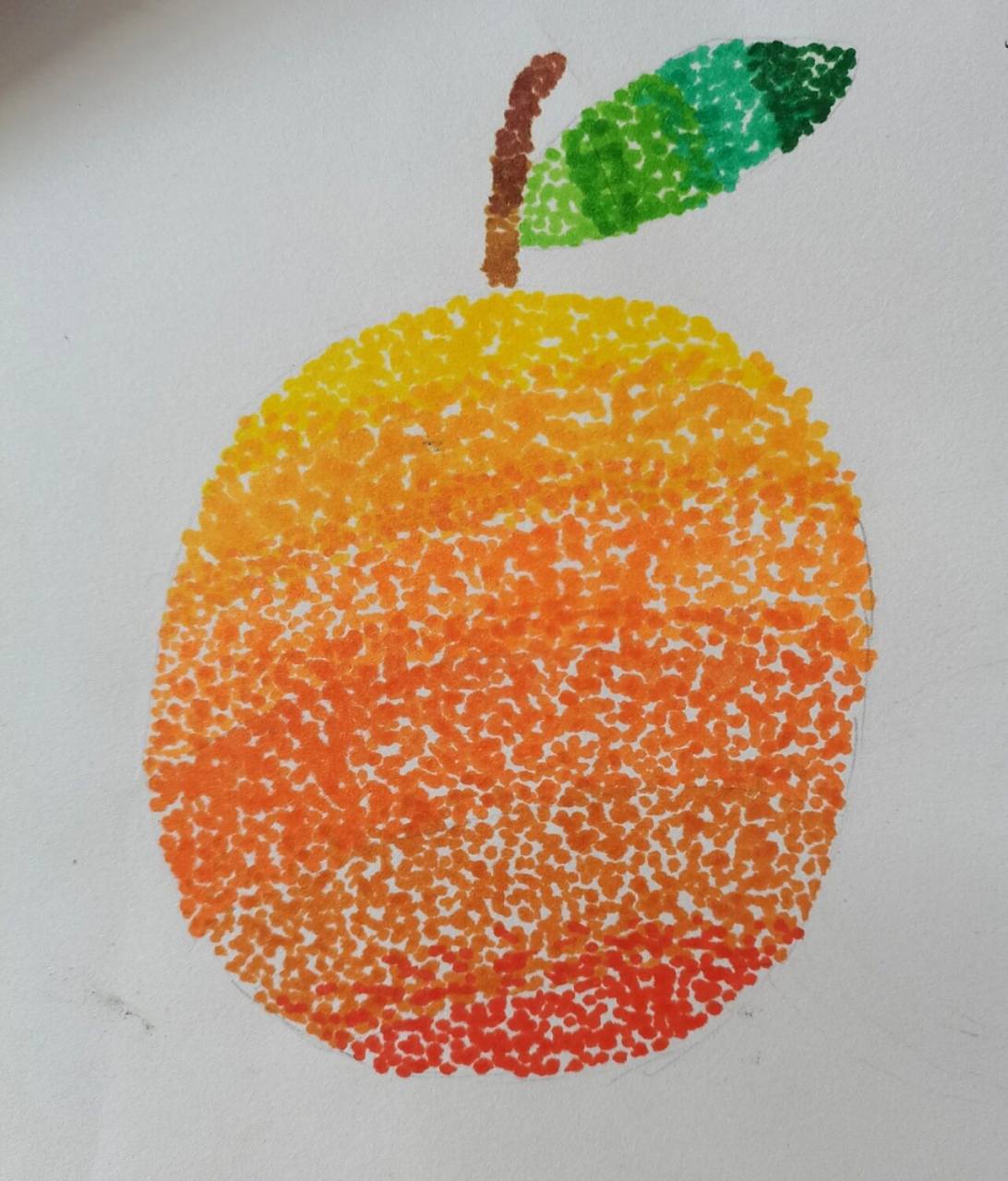 浙美版四年级《奇妙的点彩》