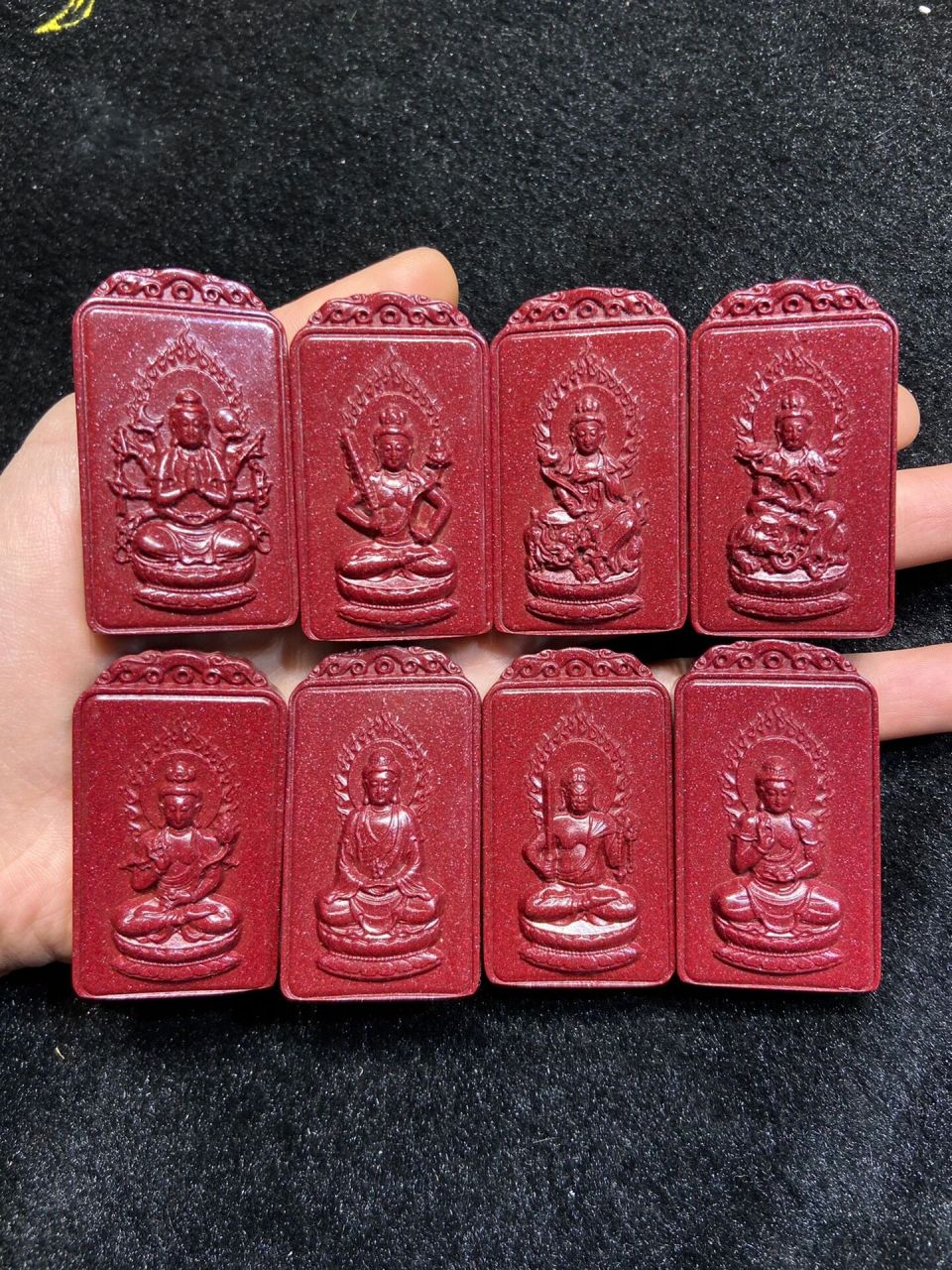 人手必备✨高含量朱砂本命佛吊坠 八大守护神,又称本命佛.