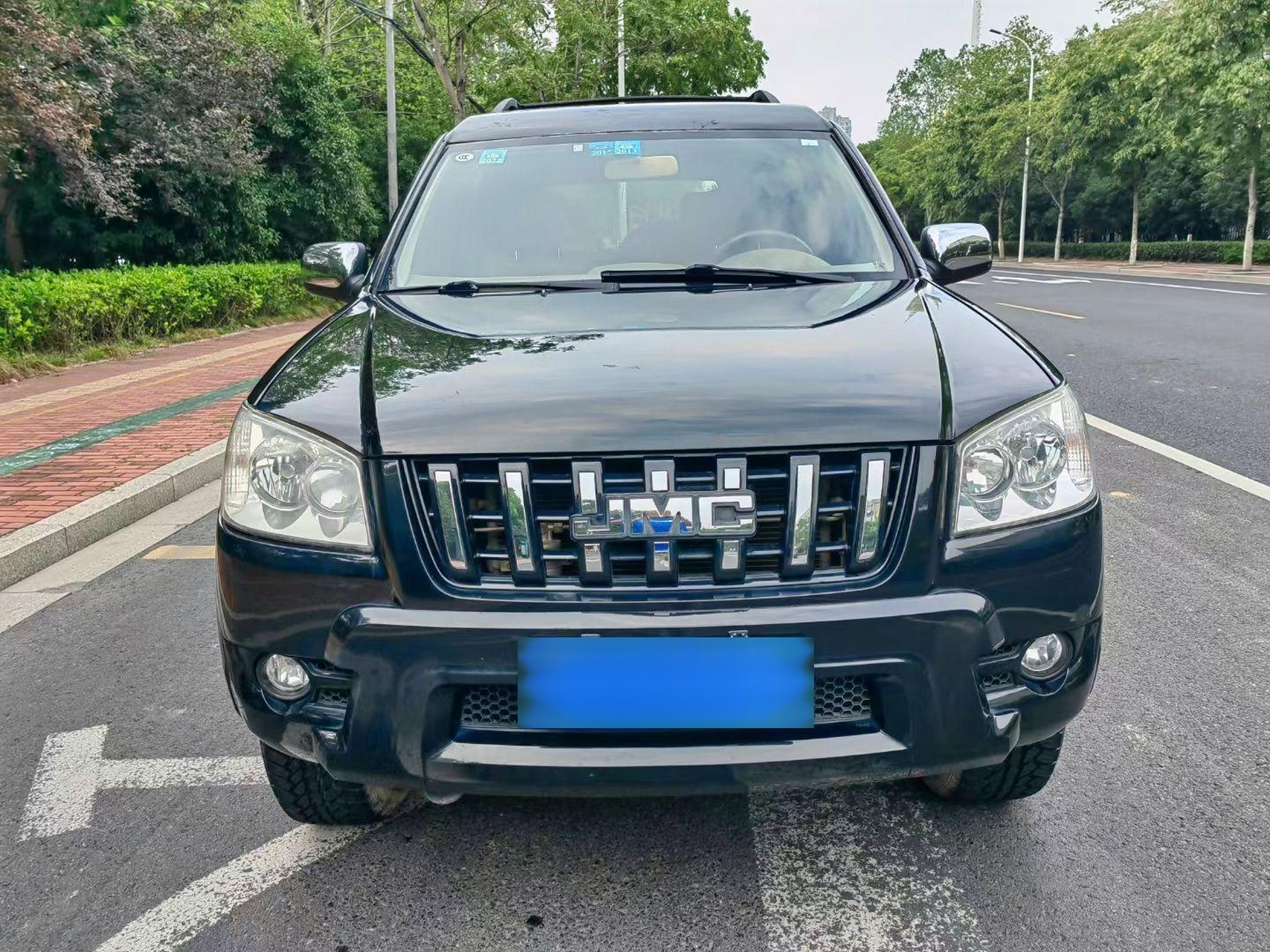 江铃宝威大越野车,一手好车,才安全行驶10万多公里,柴油版江铃发动机