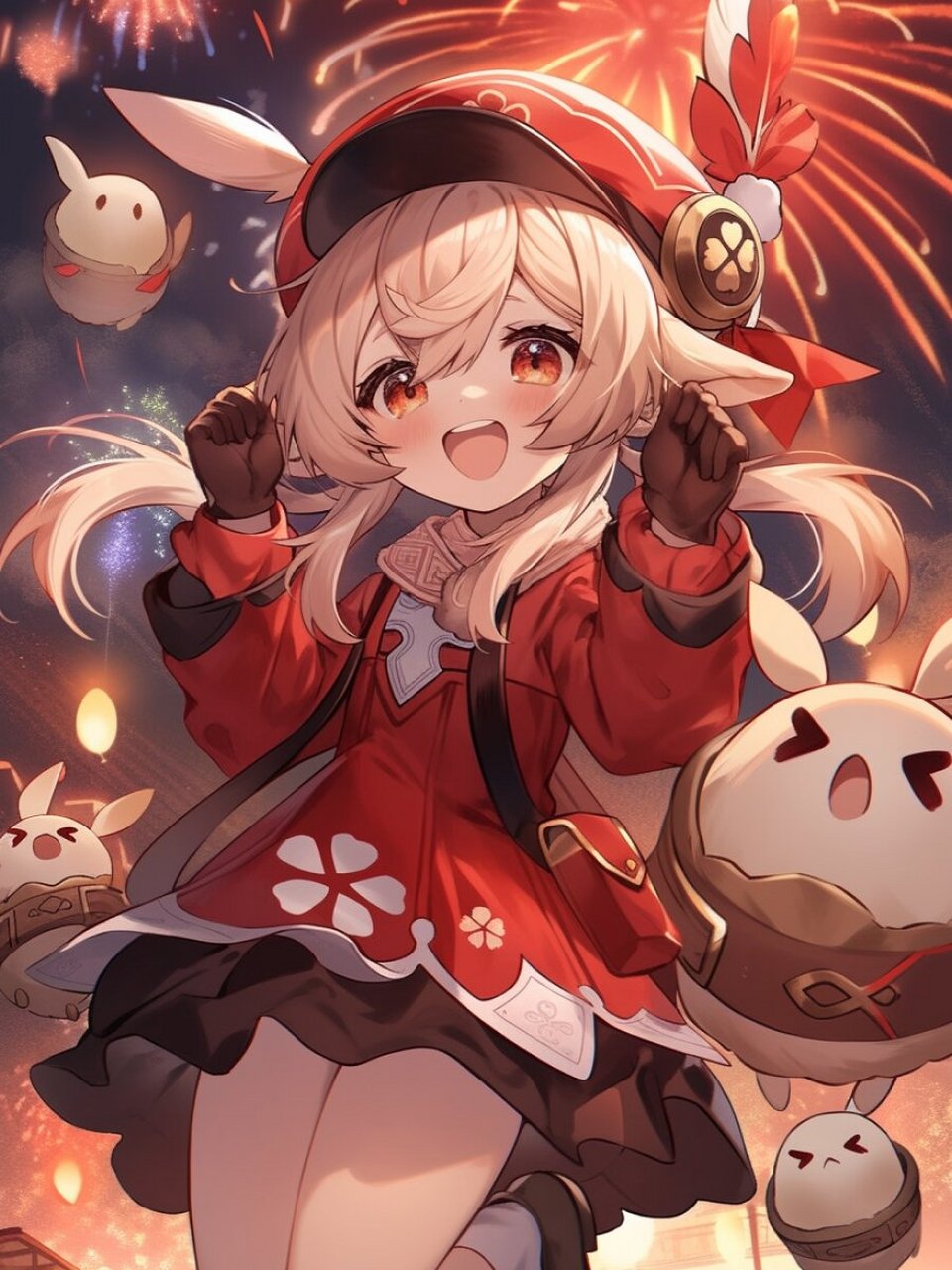 【原神壁纸】可莉丨逃跑的太阳part2(下) (含完整咒语)左下角进入