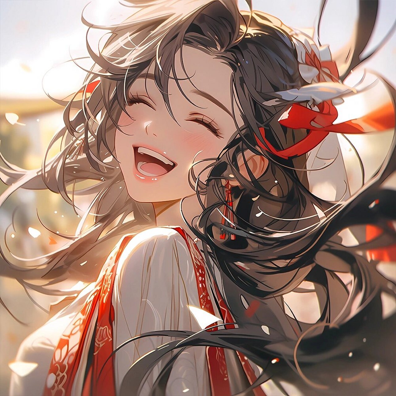 中式古装·国风少女·气质优雅女生头像 相似星辰的眼眸—— 隐藏了