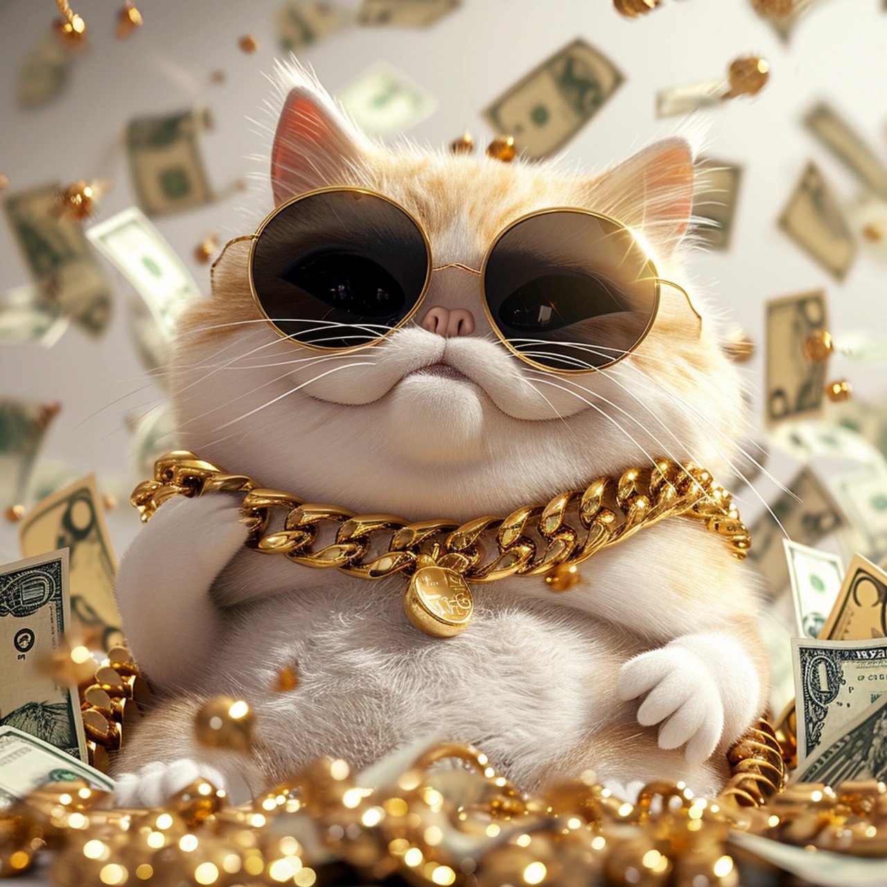 招财头像 在这个充满机遇的时代,我们都渴望着财运亨通,好运连连.